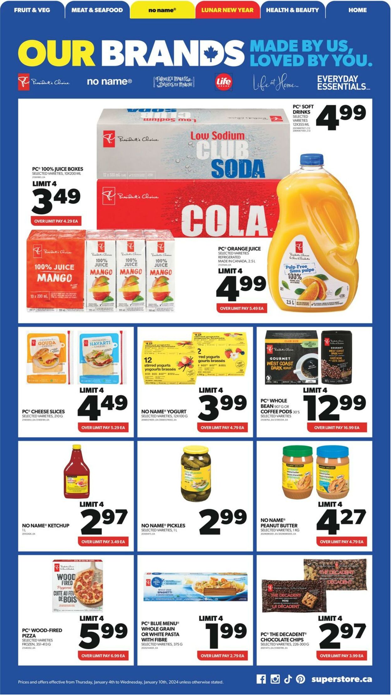 Flyer Real Canadian Superstore 04.01.2024 - 10.01.2024