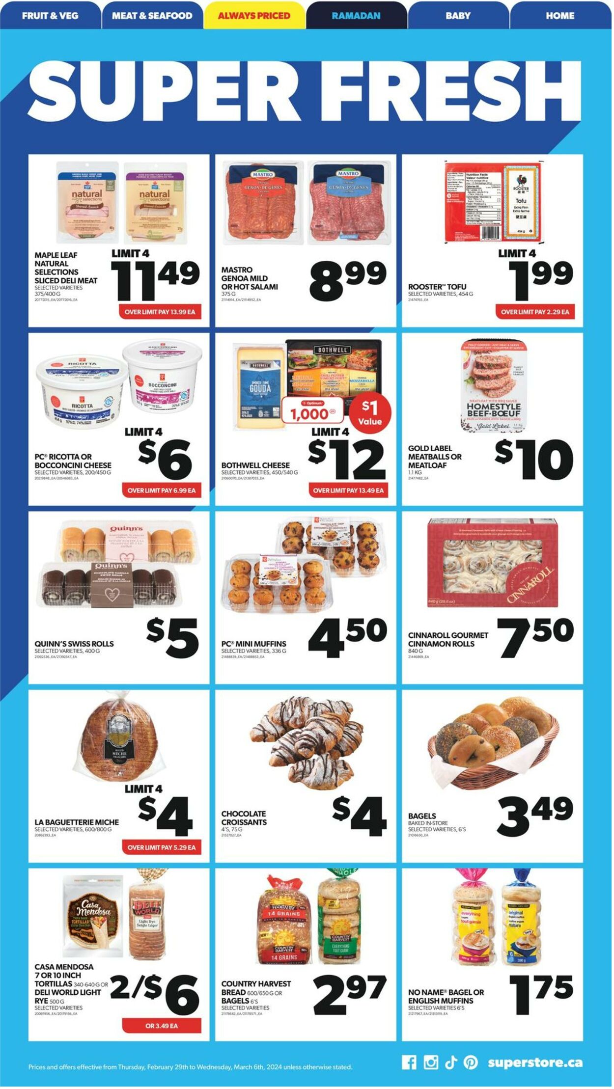 Flyer Real Canadian Superstore 29.02.2024 - 06.03.2024
