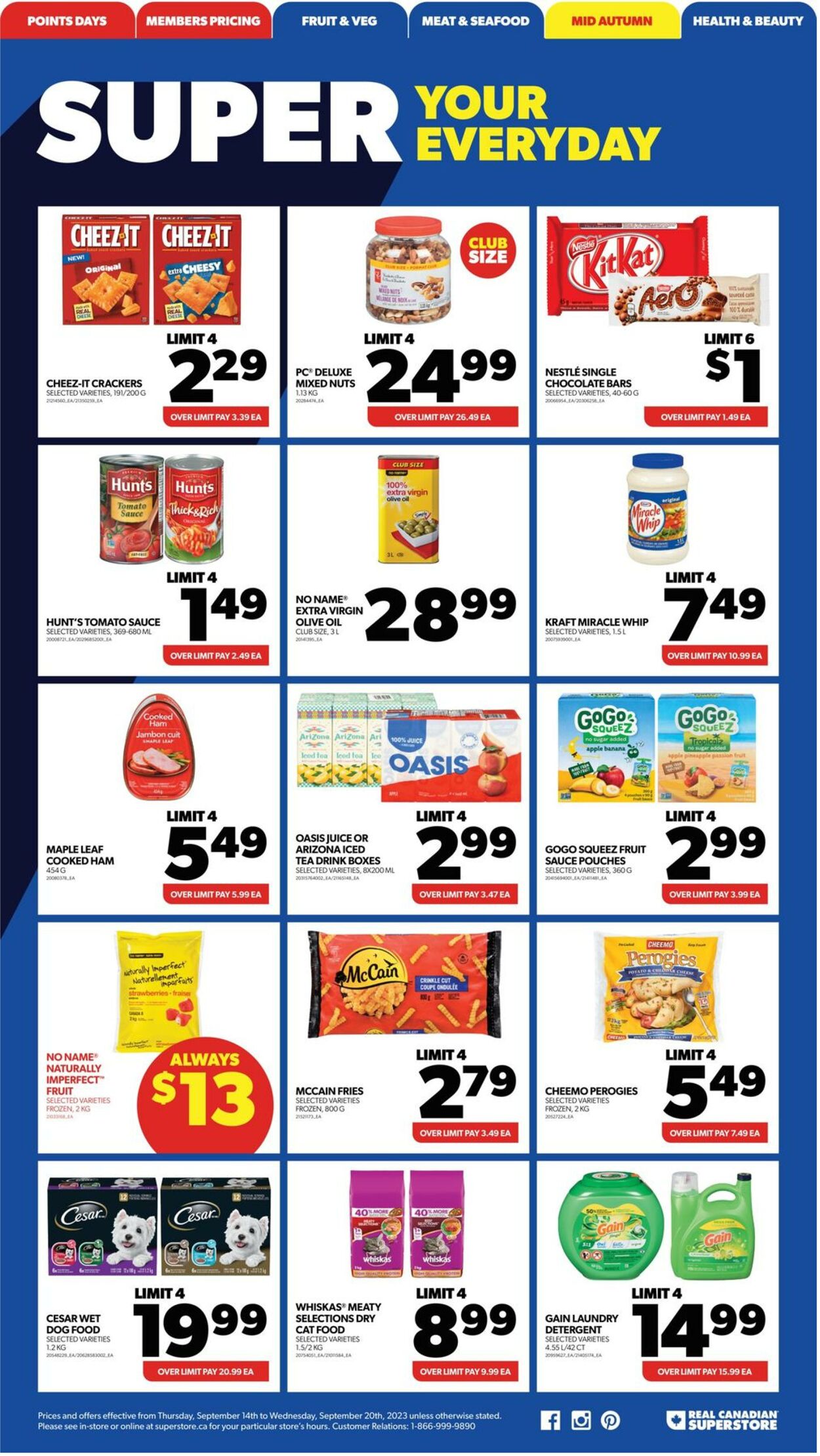 Flyer Real Canadian Superstore 14.09.2023 - 20.09.2023