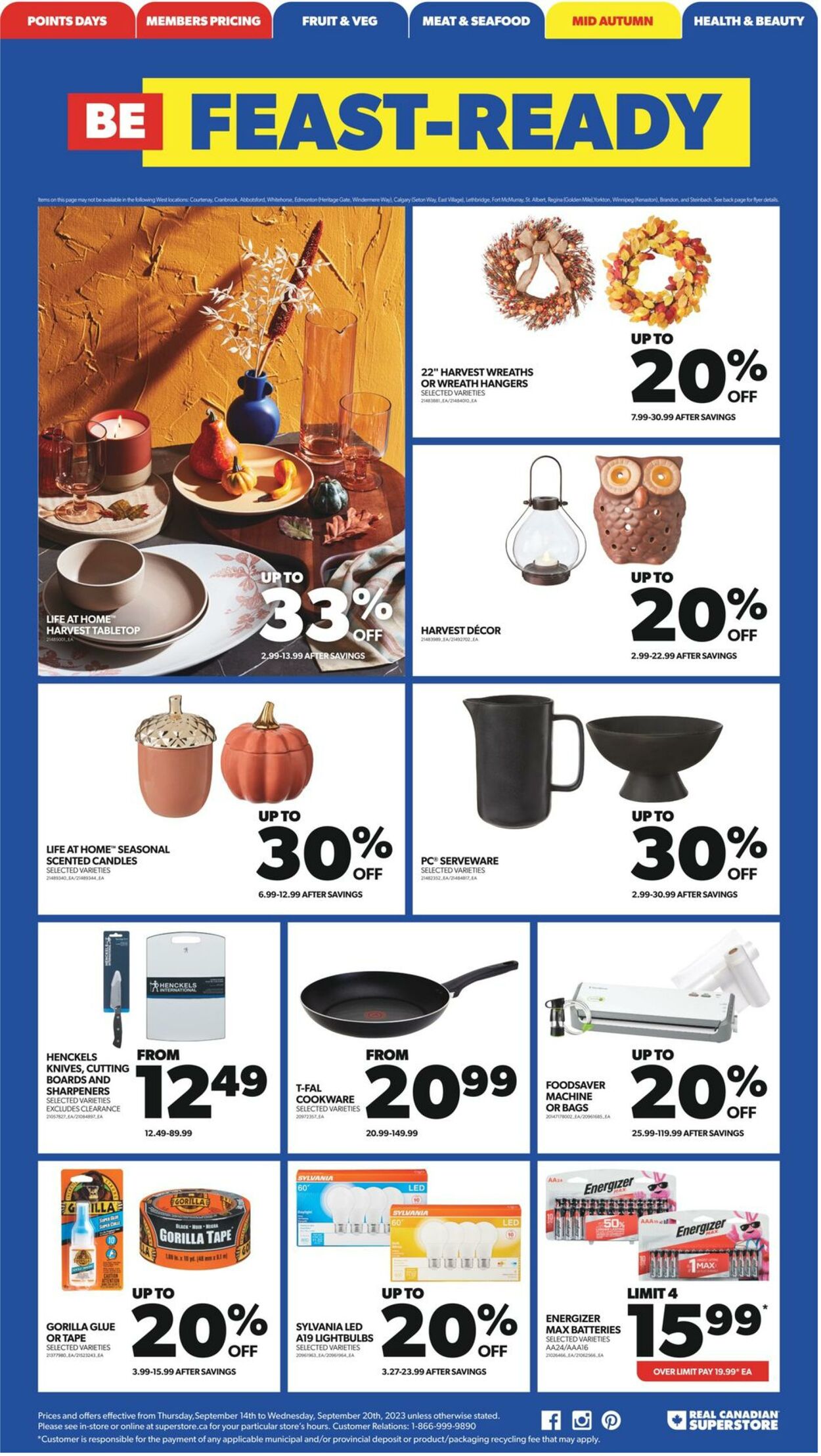 Flyer Real Canadian Superstore 14.09.2023 - 20.09.2023