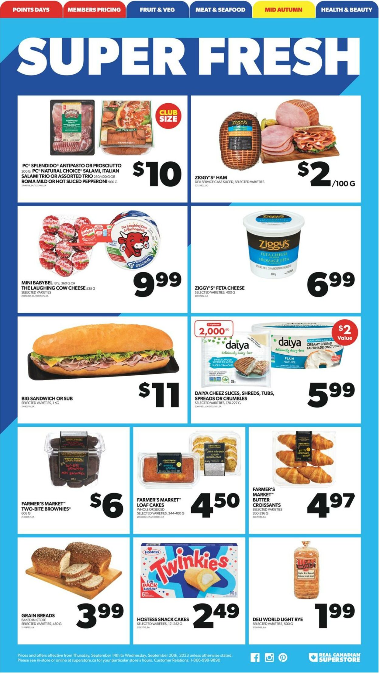 Flyer Real Canadian Superstore 14.09.2023 - 20.09.2023