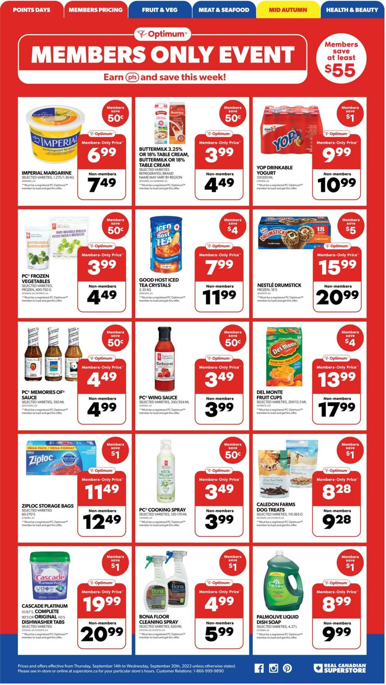 Flyer Real Canadian Superstore 14.09.2023 - 20.09.2023