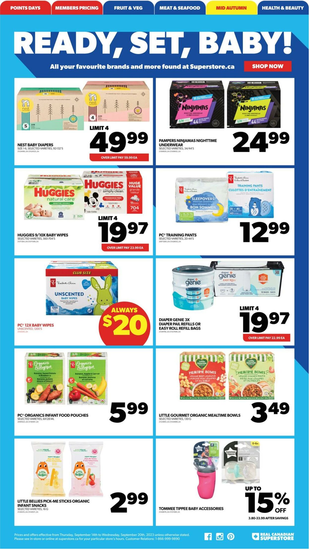 Flyer Real Canadian Superstore 14.09.2023 - 20.09.2023