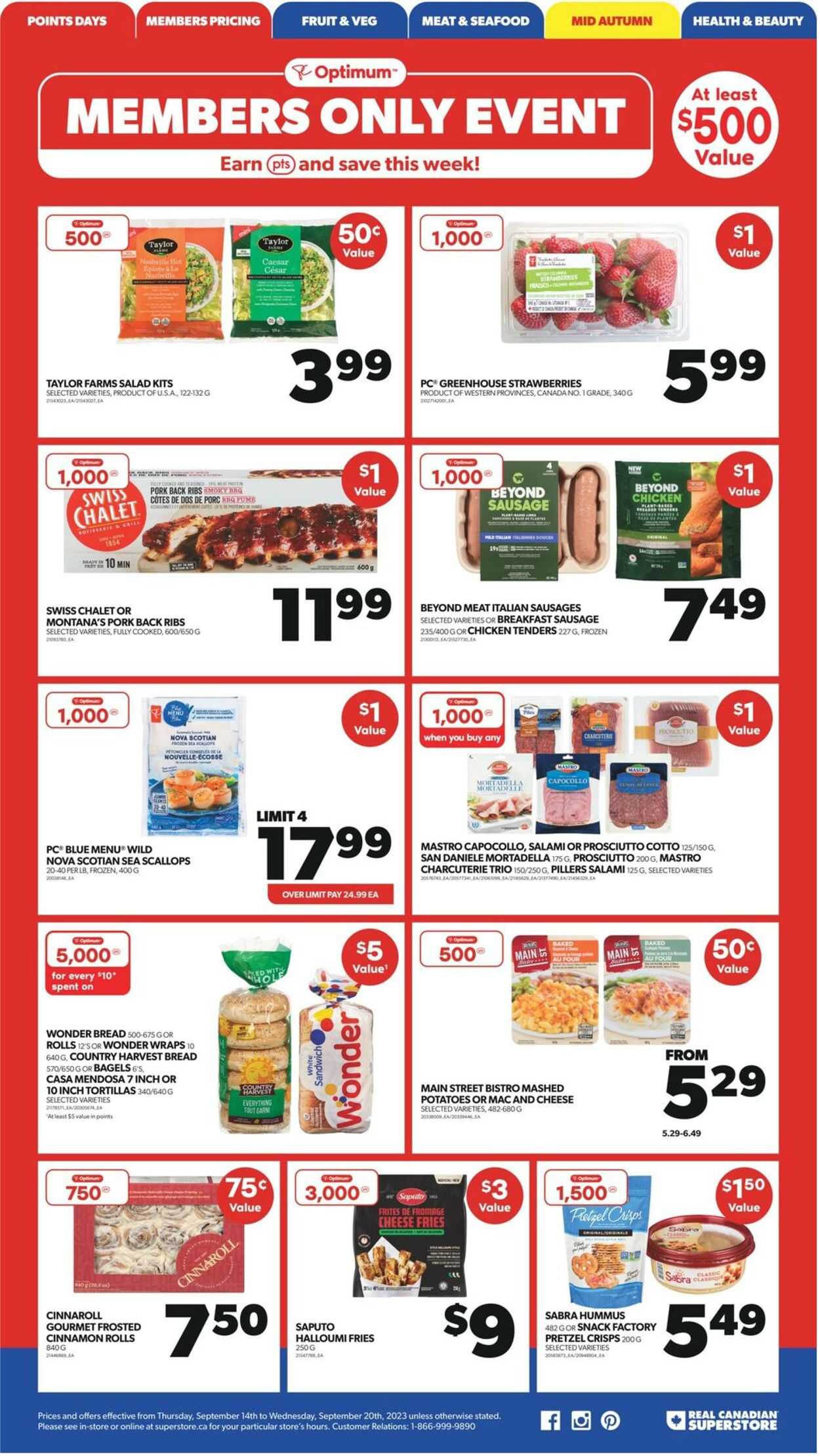 Flyer Real Canadian Superstore 14.09.2023 - 20.09.2023