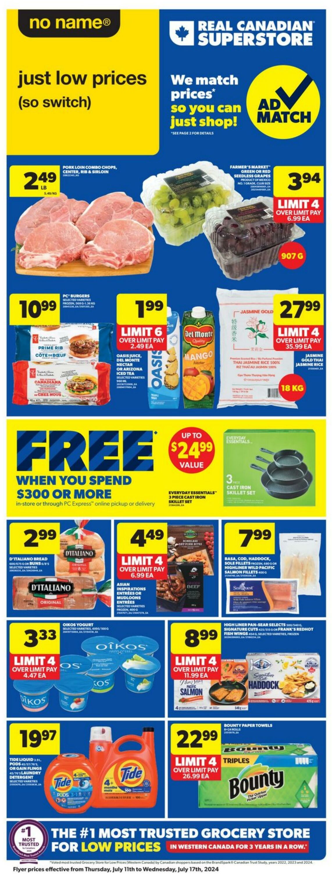 Flyer Real Canadian Superstore 11.07.2024 - 17.07.2024