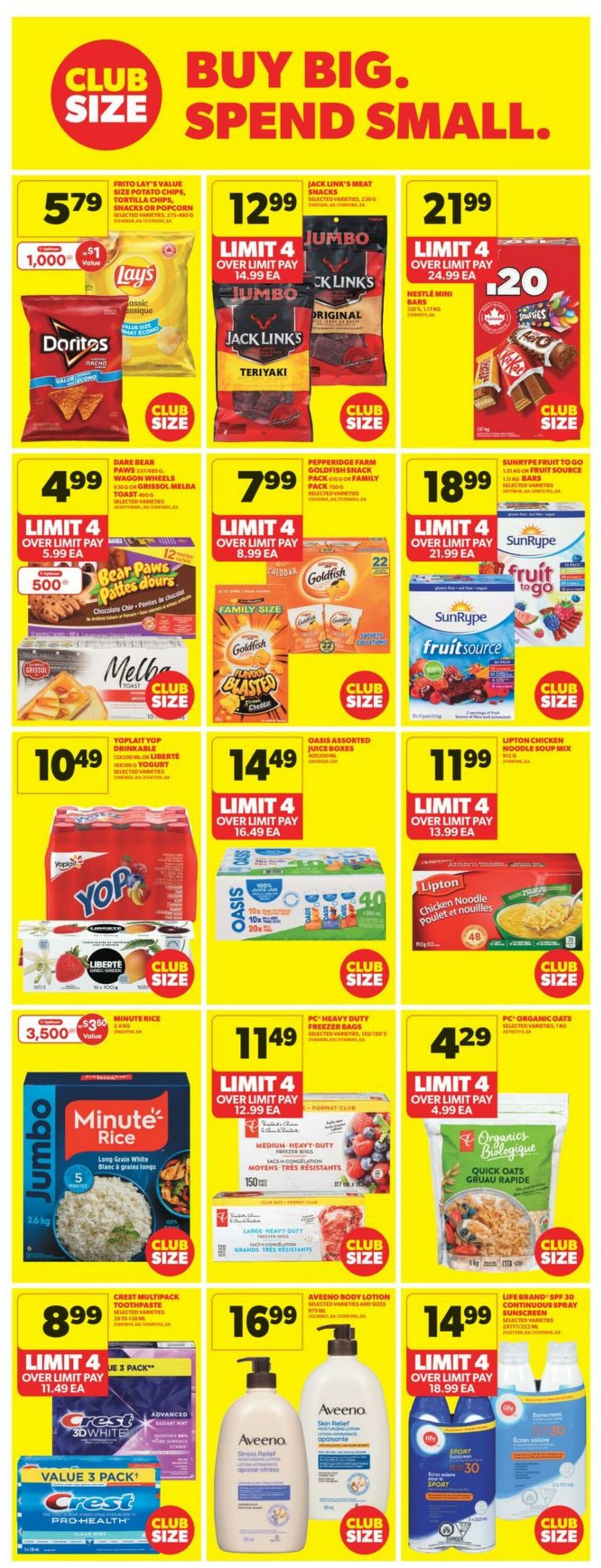 Flyer Real Canadian Superstore 15.08.2024 - 21.08.2024