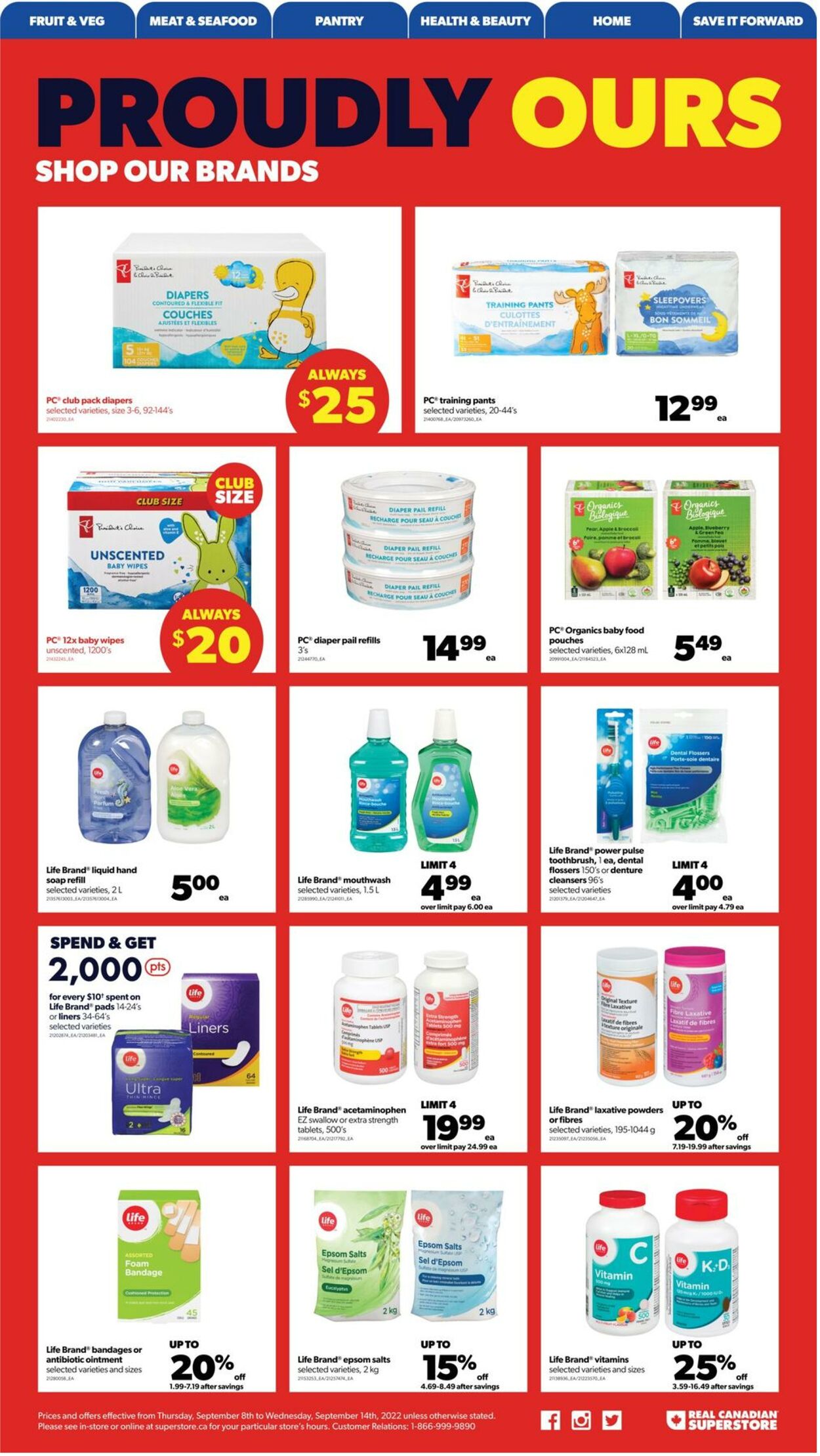 Flyer Real Canadian Superstore 08.09.2022 - 14.09.2022