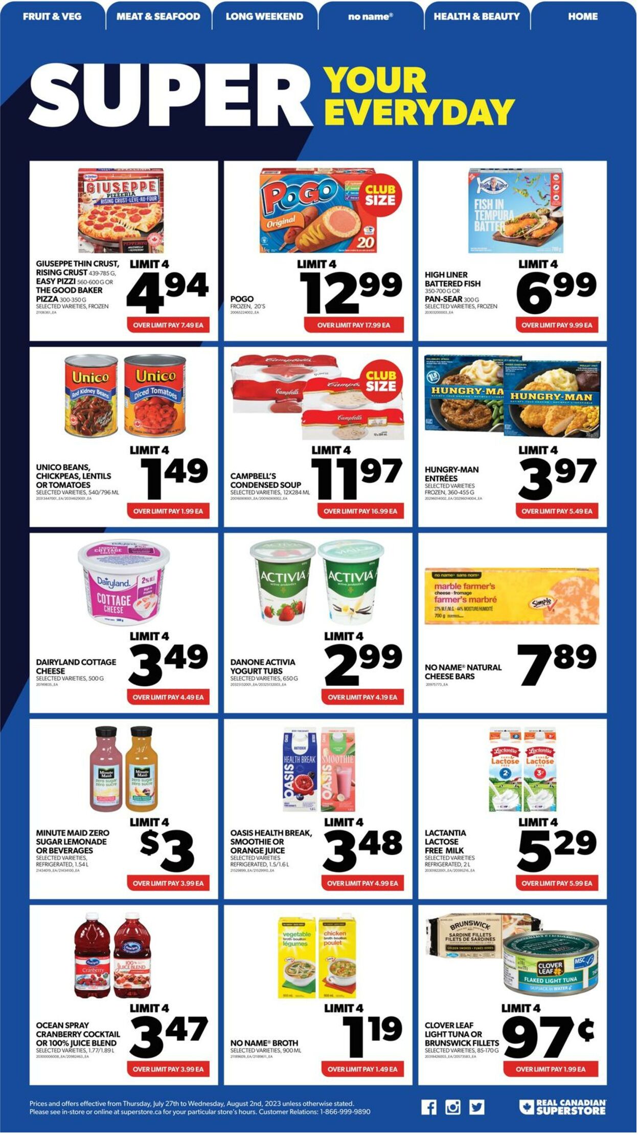 Flyer Real Canadian Superstore 27.07.2023 - 02.08.2023