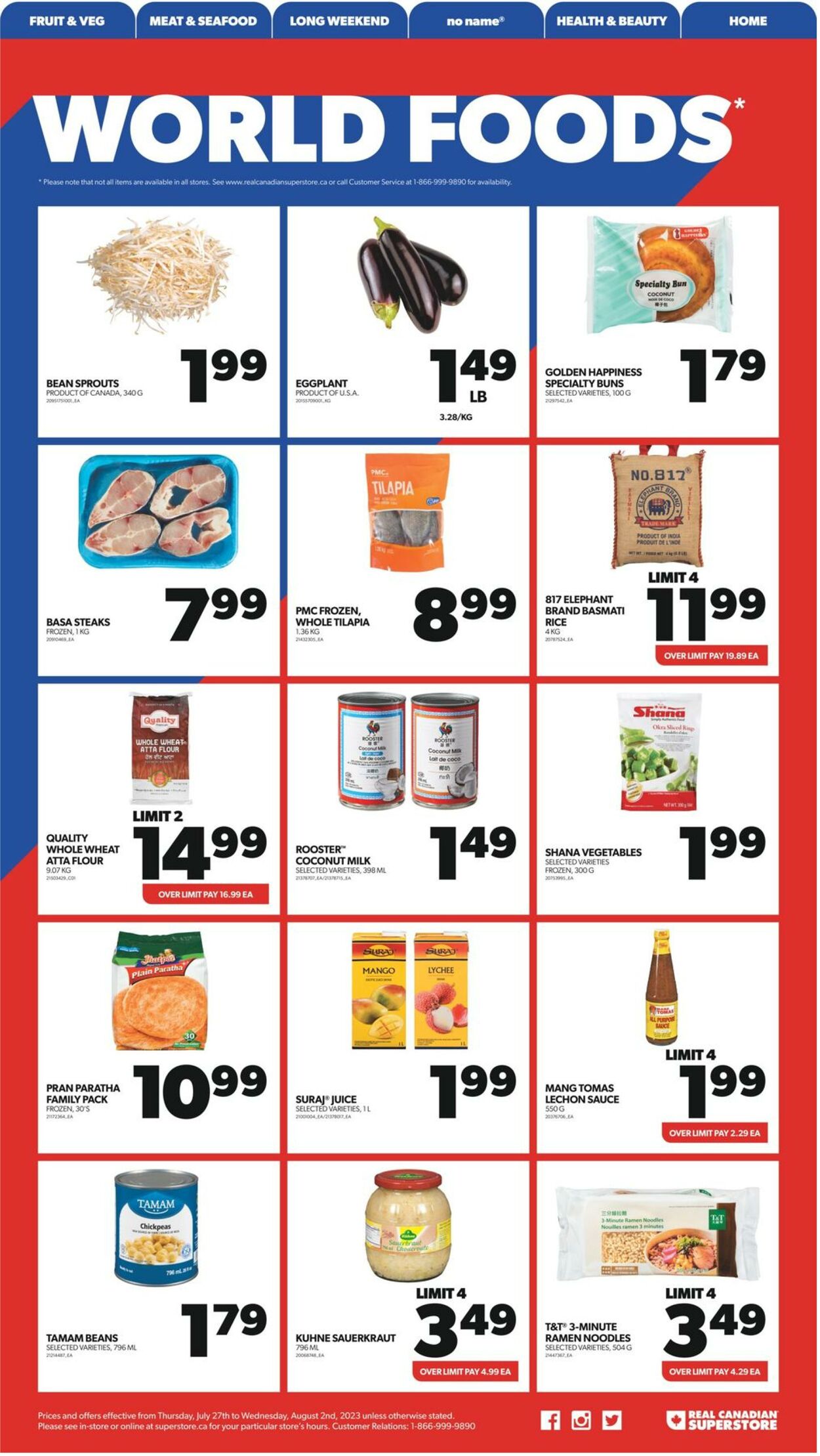 Flyer Real Canadian Superstore 27.07.2023 - 02.08.2023