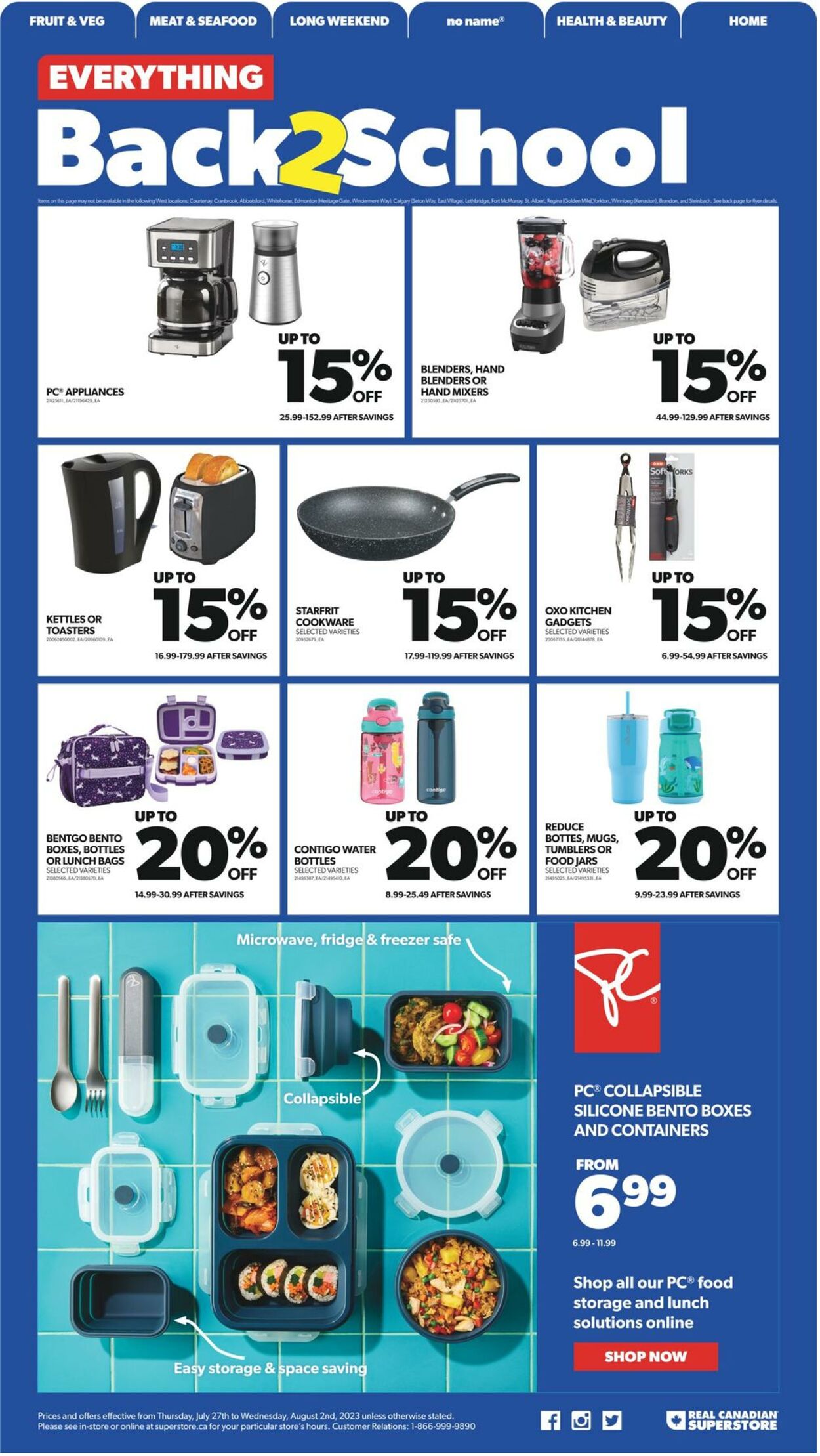 Flyer Real Canadian Superstore 27.07.2023 - 02.08.2023