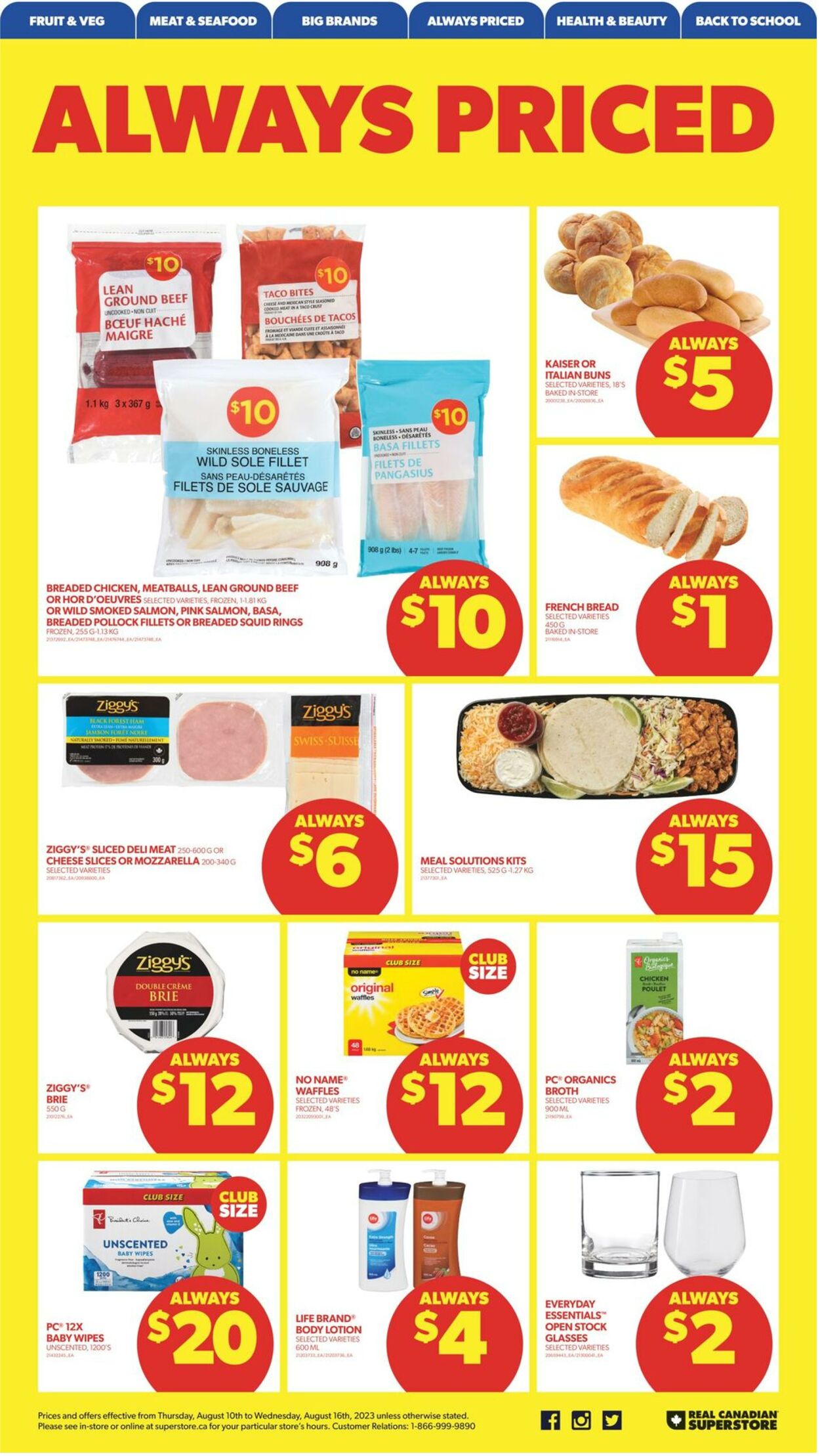 Flyer Real Canadian Superstore 10.08.2023 - 16.08.2023
