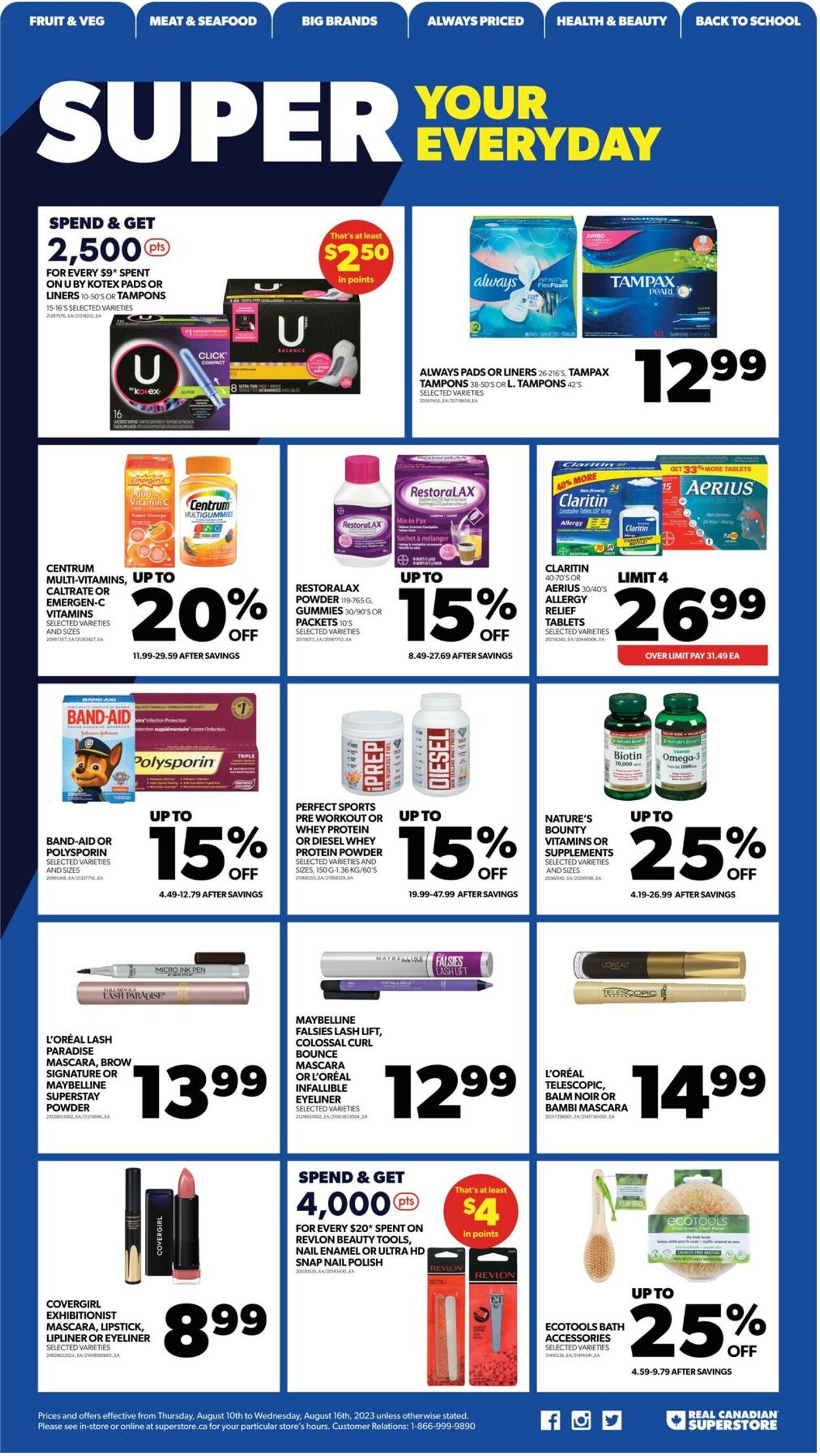 Flyer Real Canadian Superstore 10.08.2023 - 16.08.2023