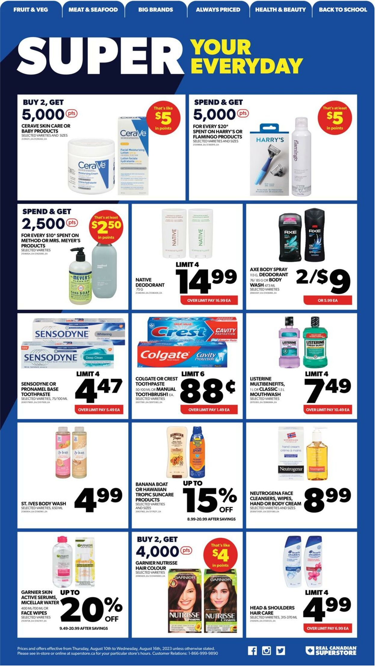 Flyer Real Canadian Superstore 10.08.2023 - 16.08.2023