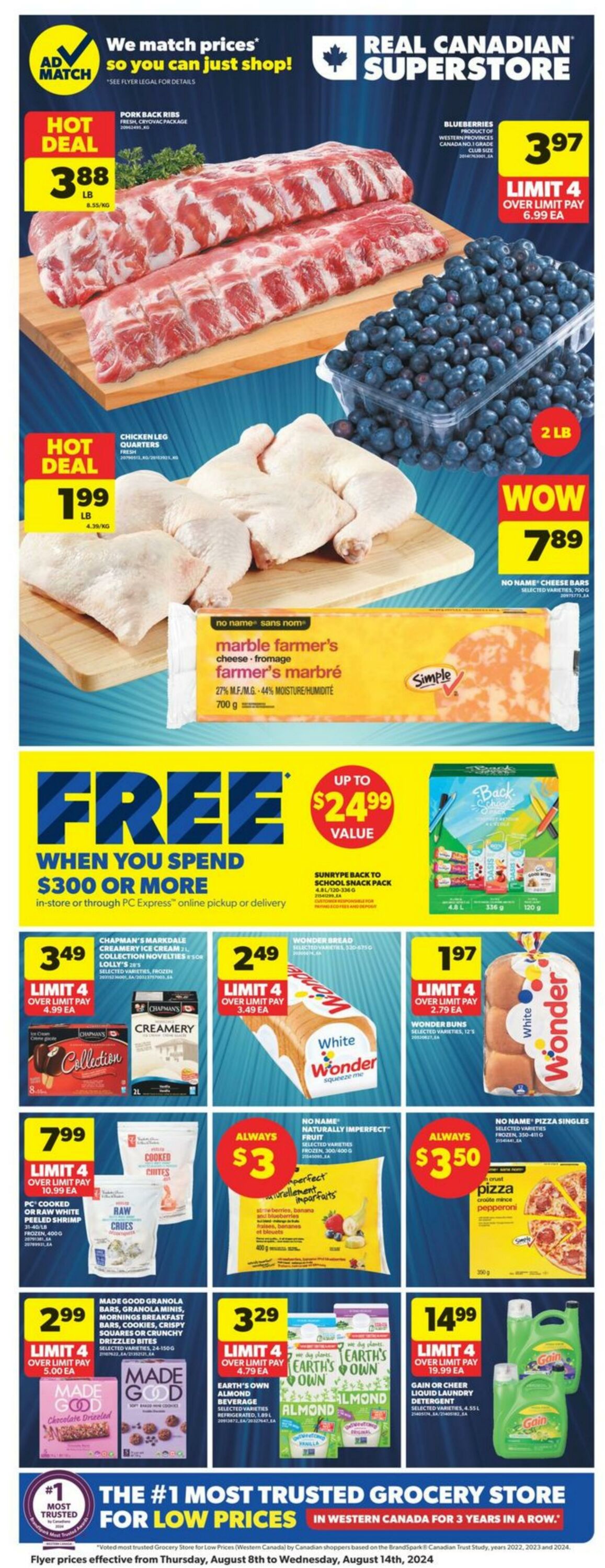 Flyer Real Canadian Superstore 08.08.2024 - 14.08.2024