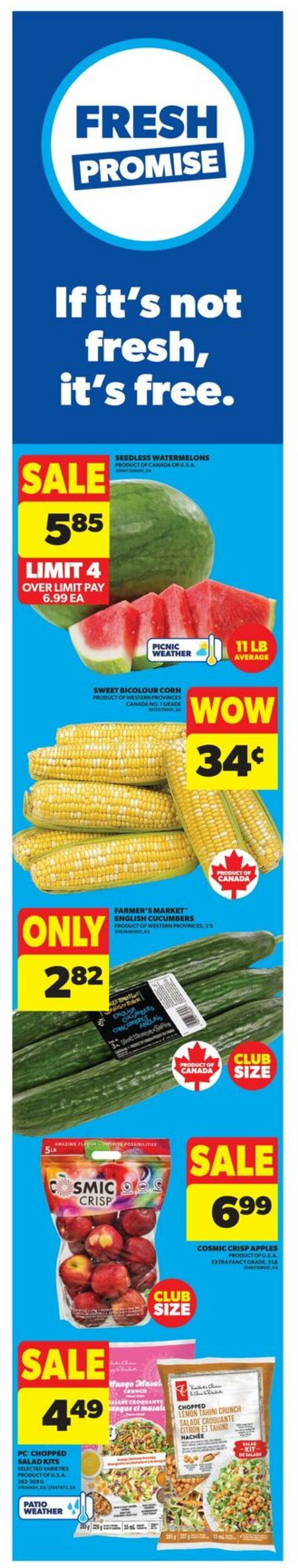 Flyer Real Canadian Superstore 31.07.2025 - 06.08.2025