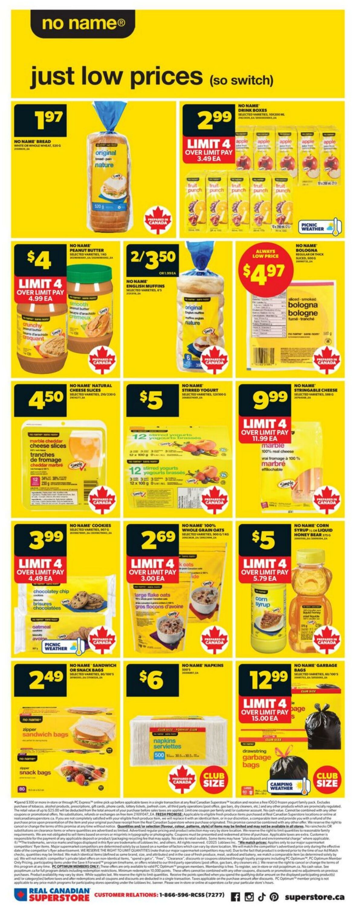 Flyer Real Canadian Superstore 31.07.2025 - 06.08.2025