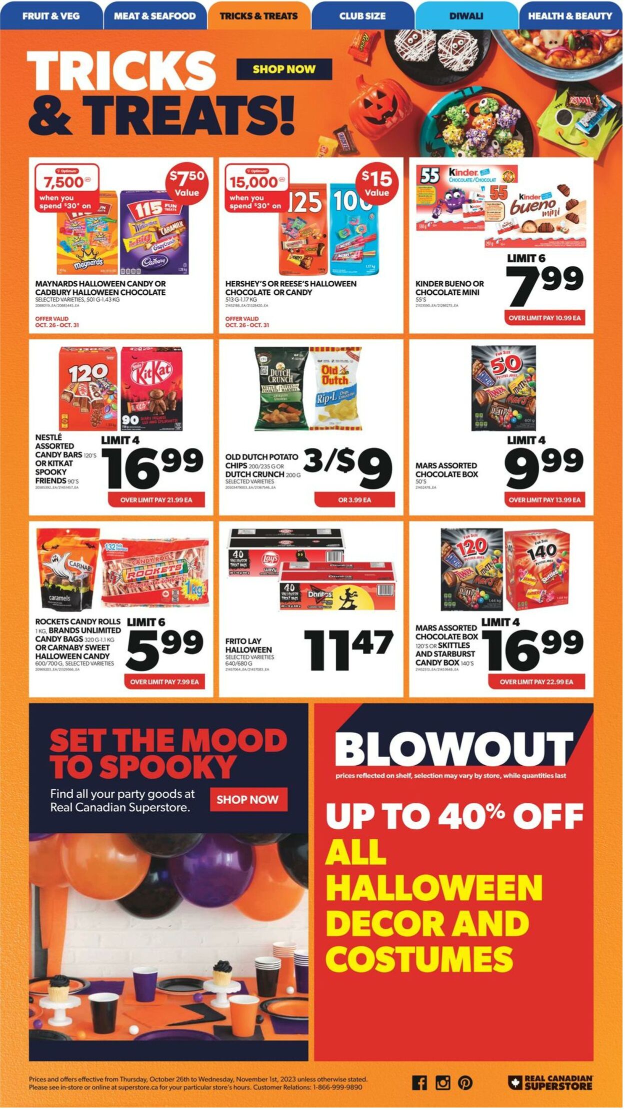 Flyer Real Canadian Superstore 26.10.2023 - 01.11.2023