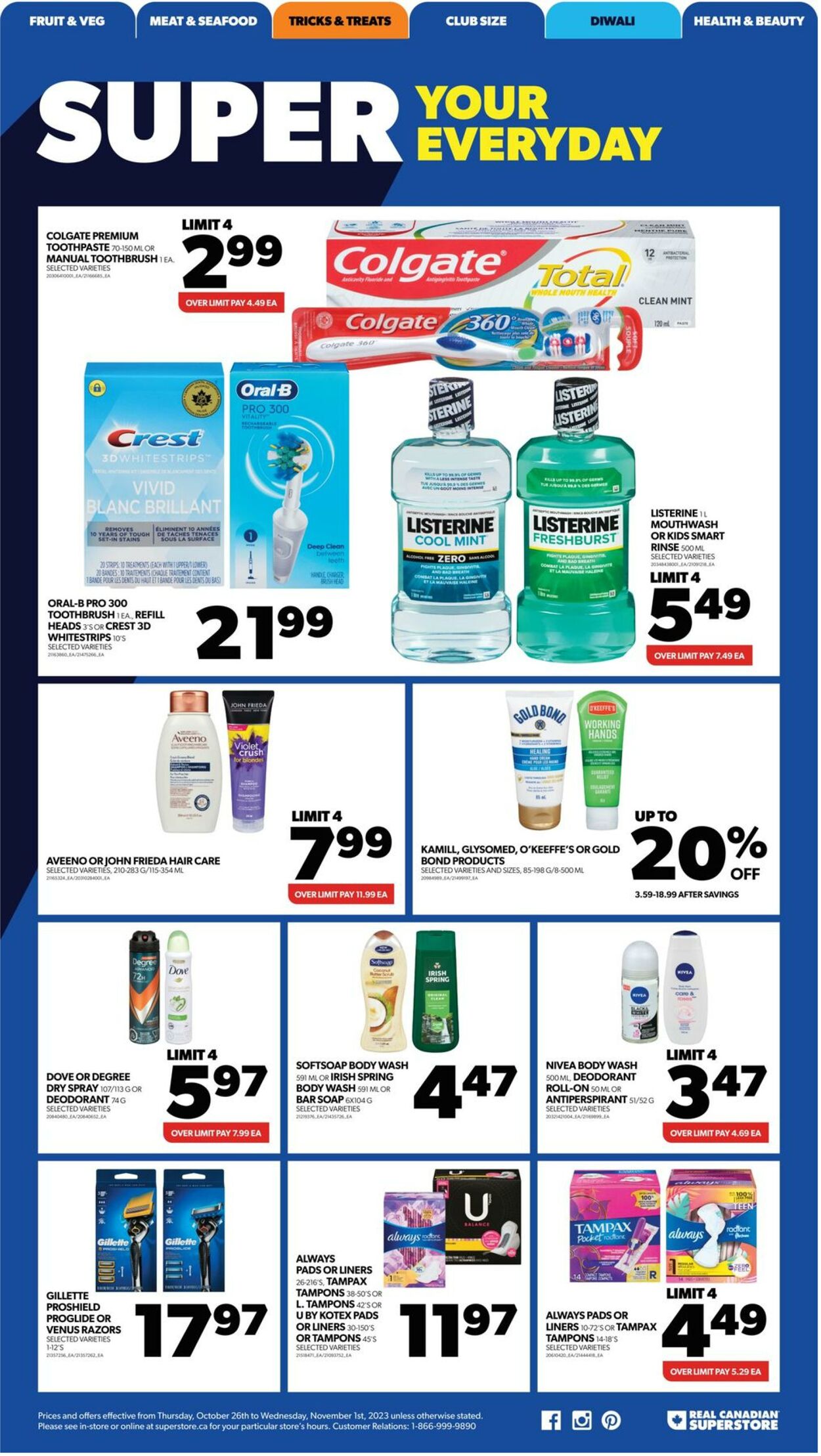 Flyer Real Canadian Superstore 26.10.2023 - 01.11.2023