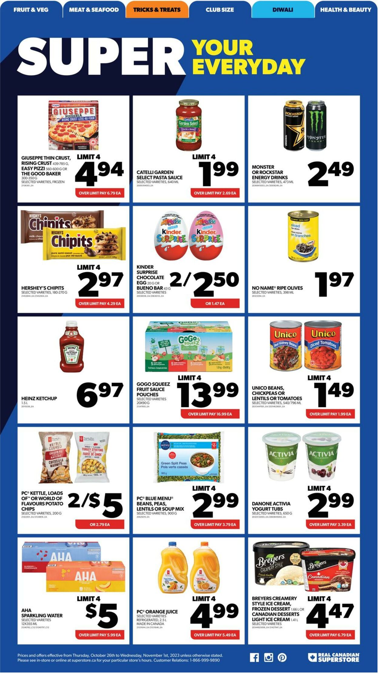 Flyer Real Canadian Superstore 26.10.2023 - 01.11.2023