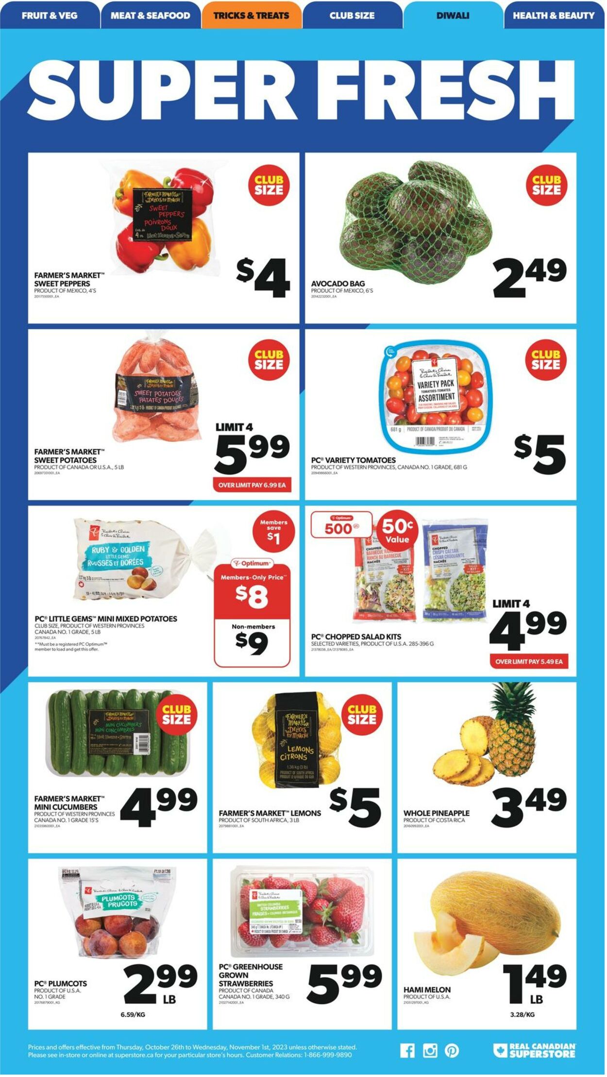 Flyer Real Canadian Superstore 26.10.2023 - 01.11.2023