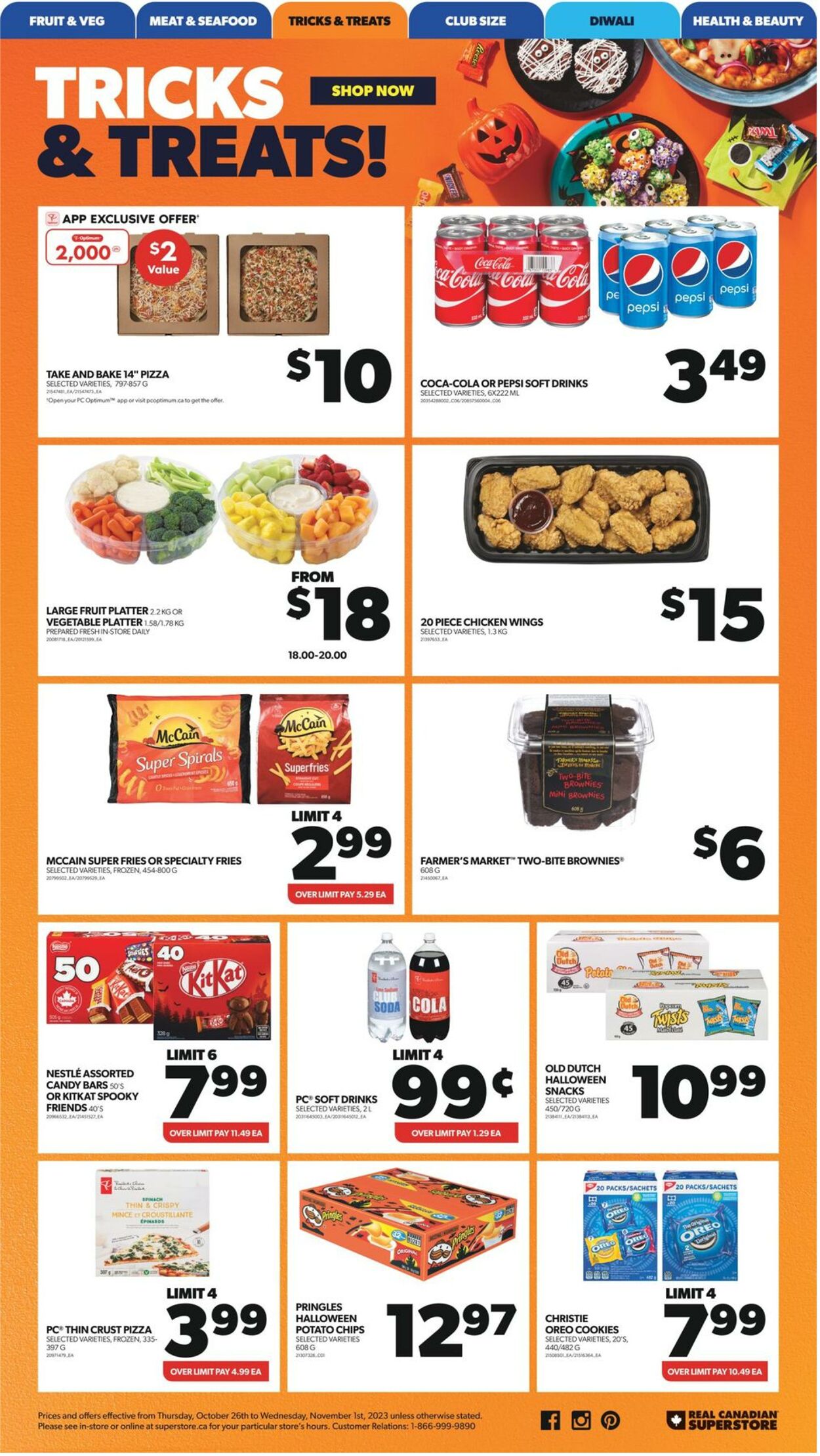 Flyer Real Canadian Superstore 26.10.2023 - 01.11.2023