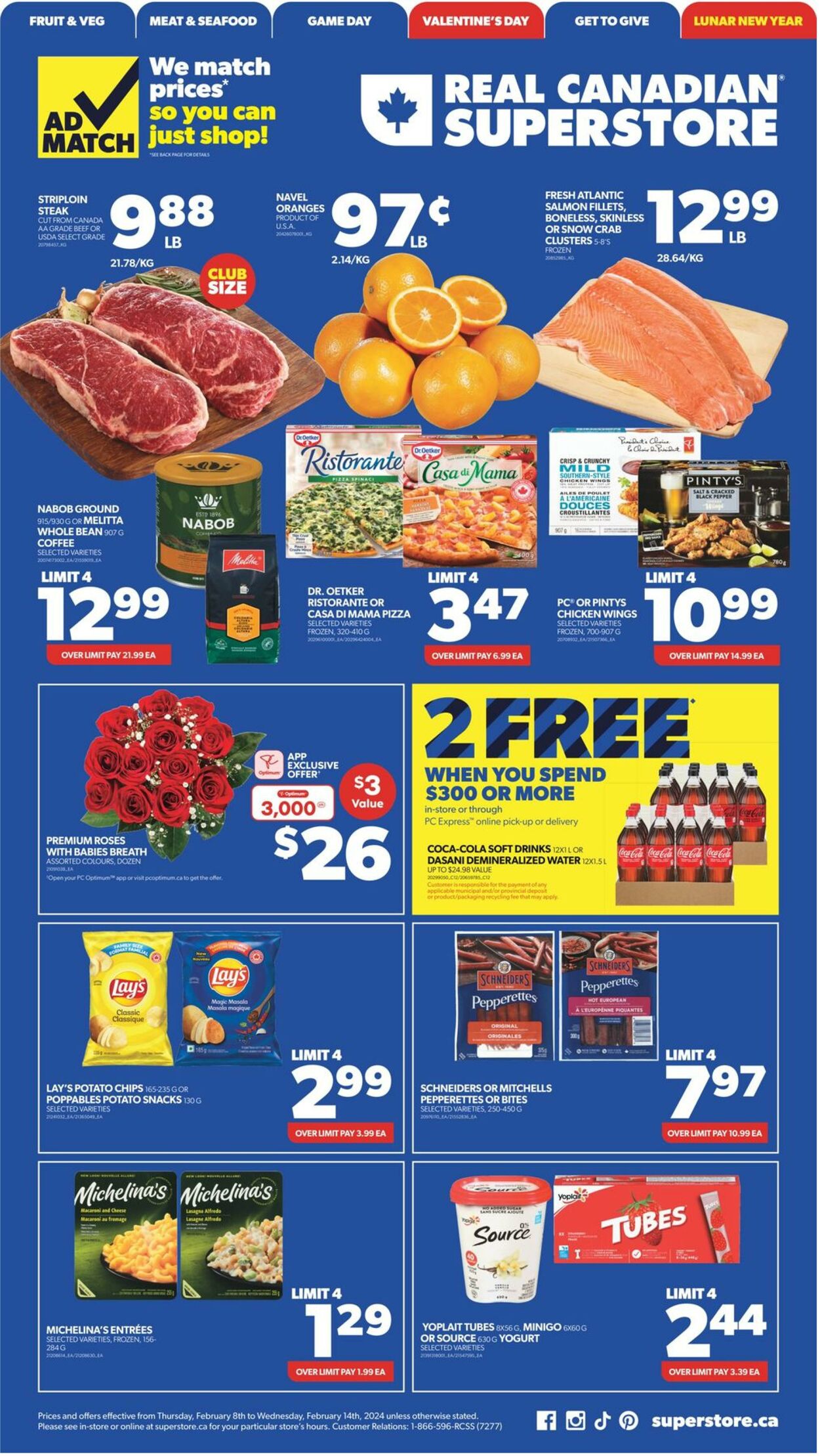 Flyer Real Canadian Superstore 08.02.2024 - 14.02.2024