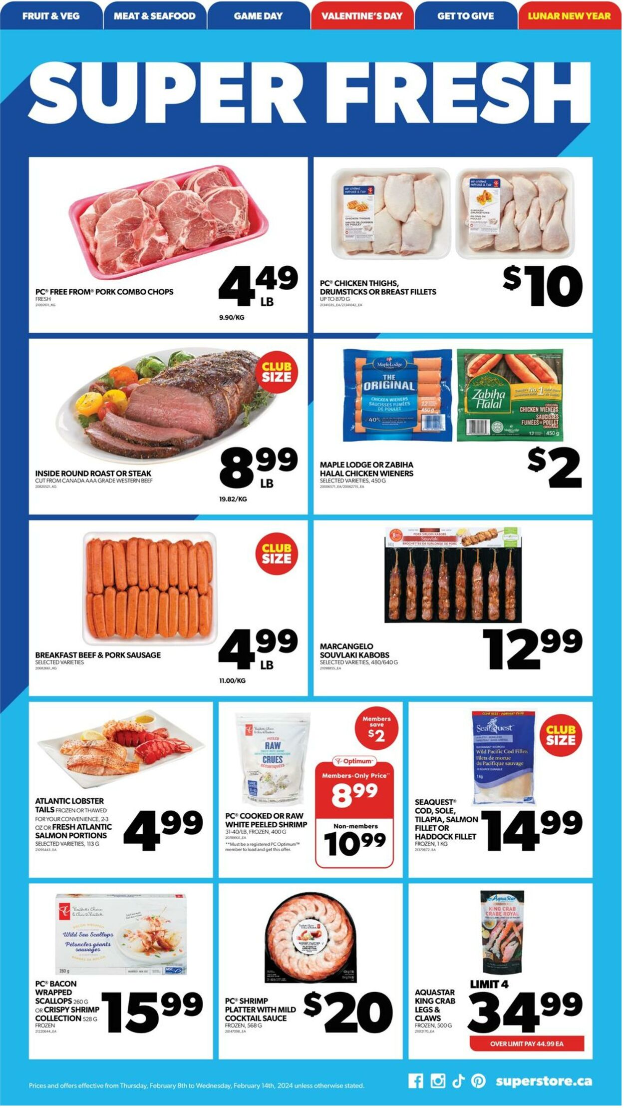 Flyer Real Canadian Superstore 08.02.2024 - 14.02.2024