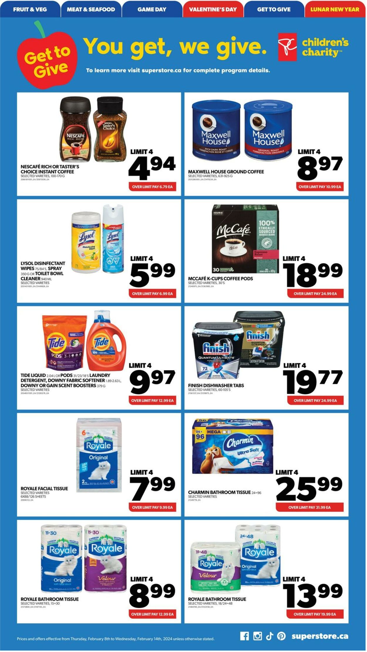 Flyer Real Canadian Superstore 08.02.2024 - 14.02.2024