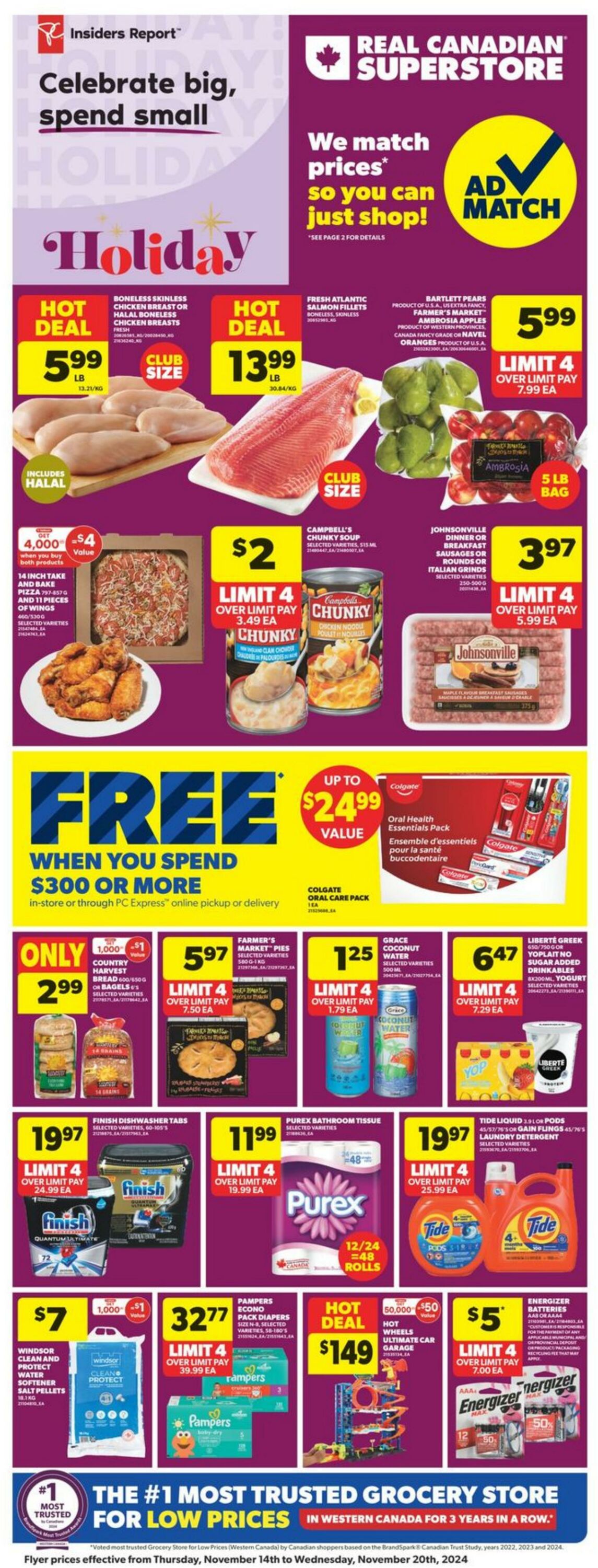 Flyer Real Canadian Superstore 14.11.2024 - 20.11.2024