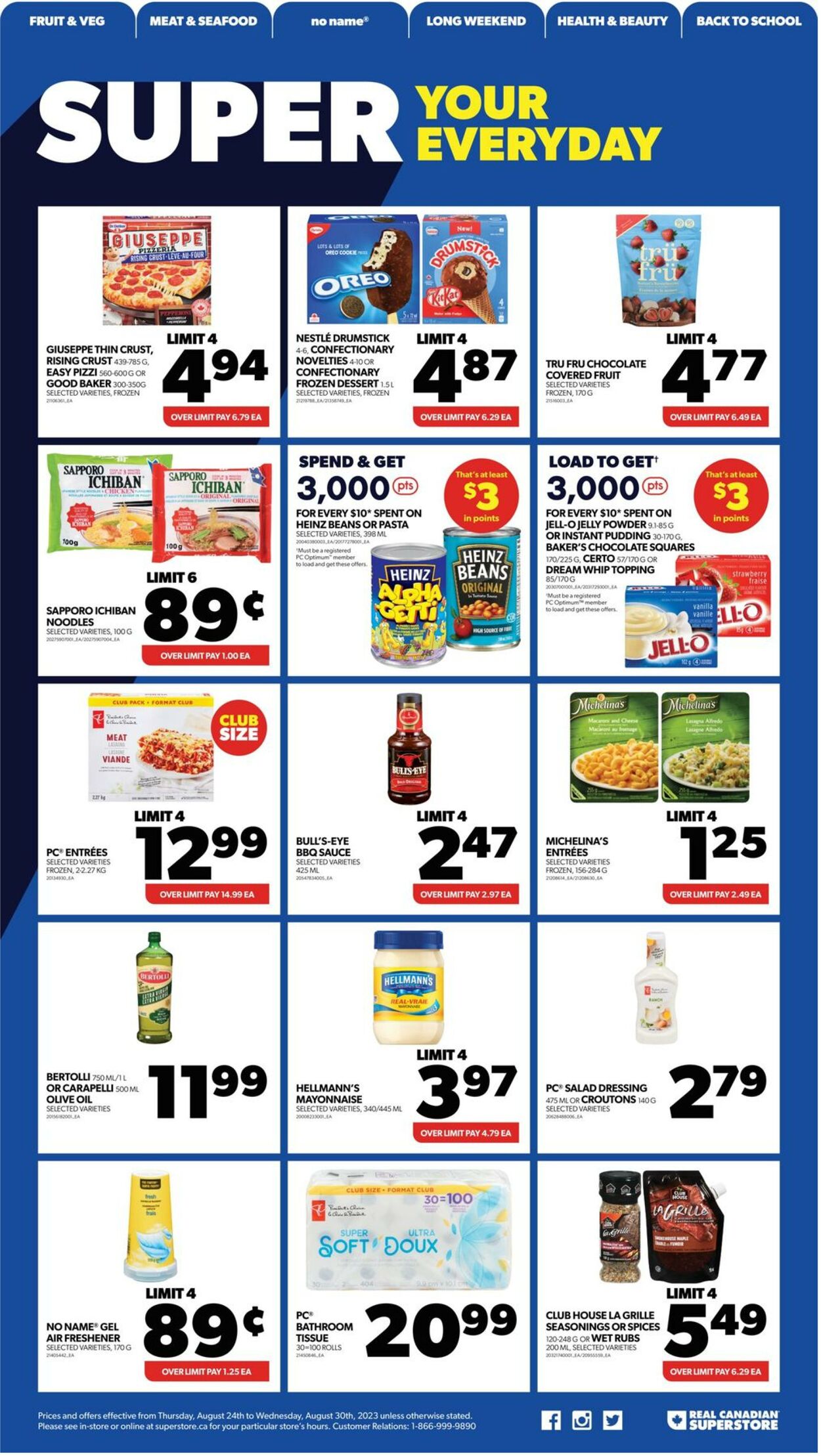 Flyer Real Canadian Superstore 24.08.2023 - 30.08.2023