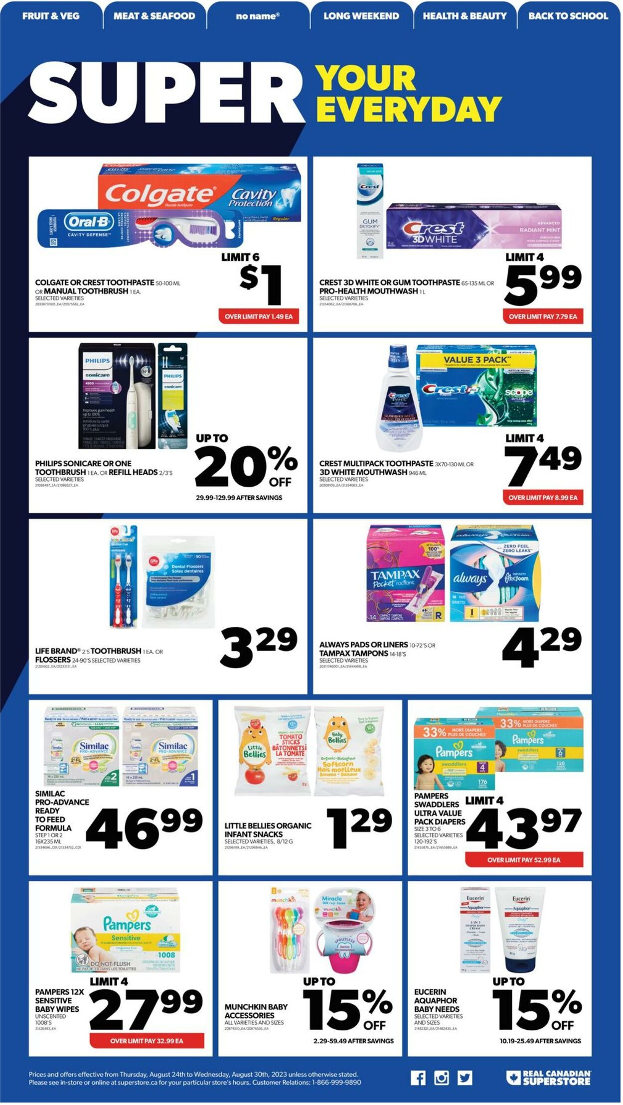 Flyer Real Canadian Superstore 24.08.2023 - 30.08.2023