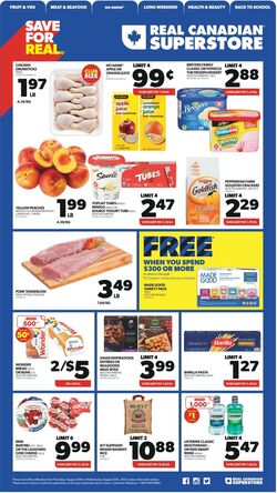 Flyer Real Canadian Superstore 24.08.2023 - 30.08.2023