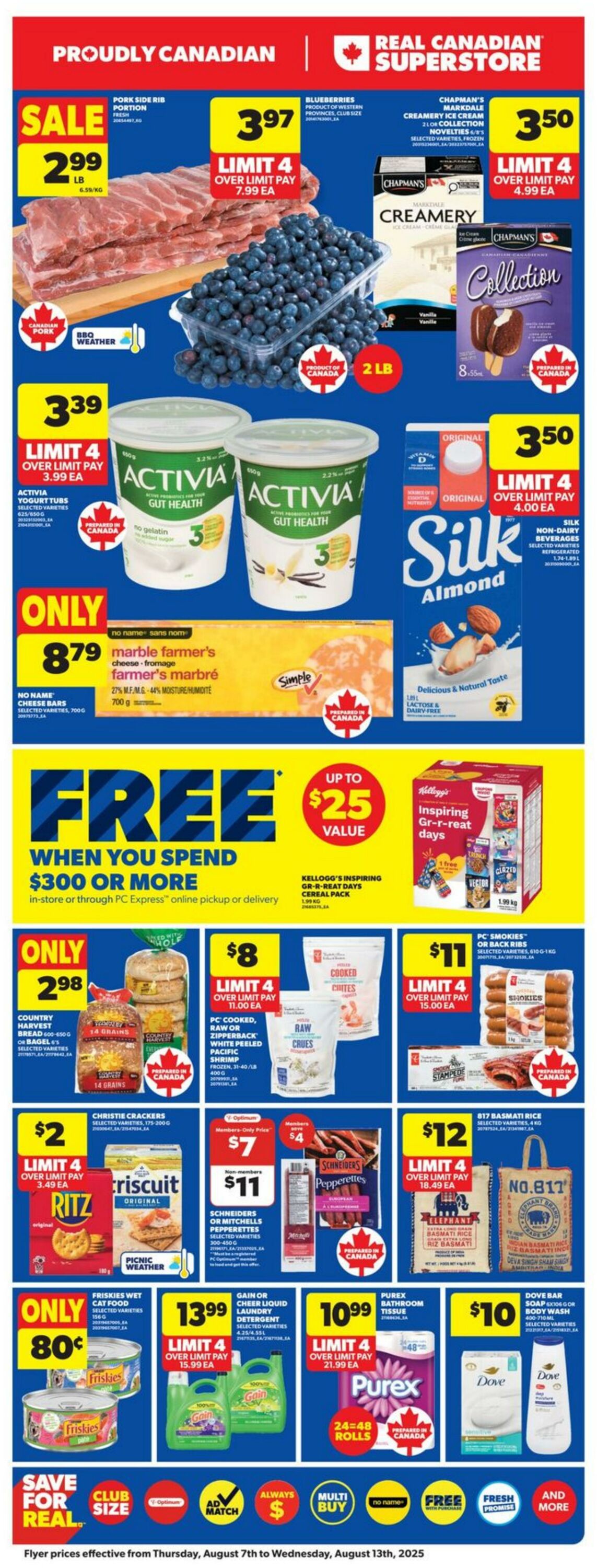 Flyer Real Canadian Superstore 07.08.2025 - 13.08.2025