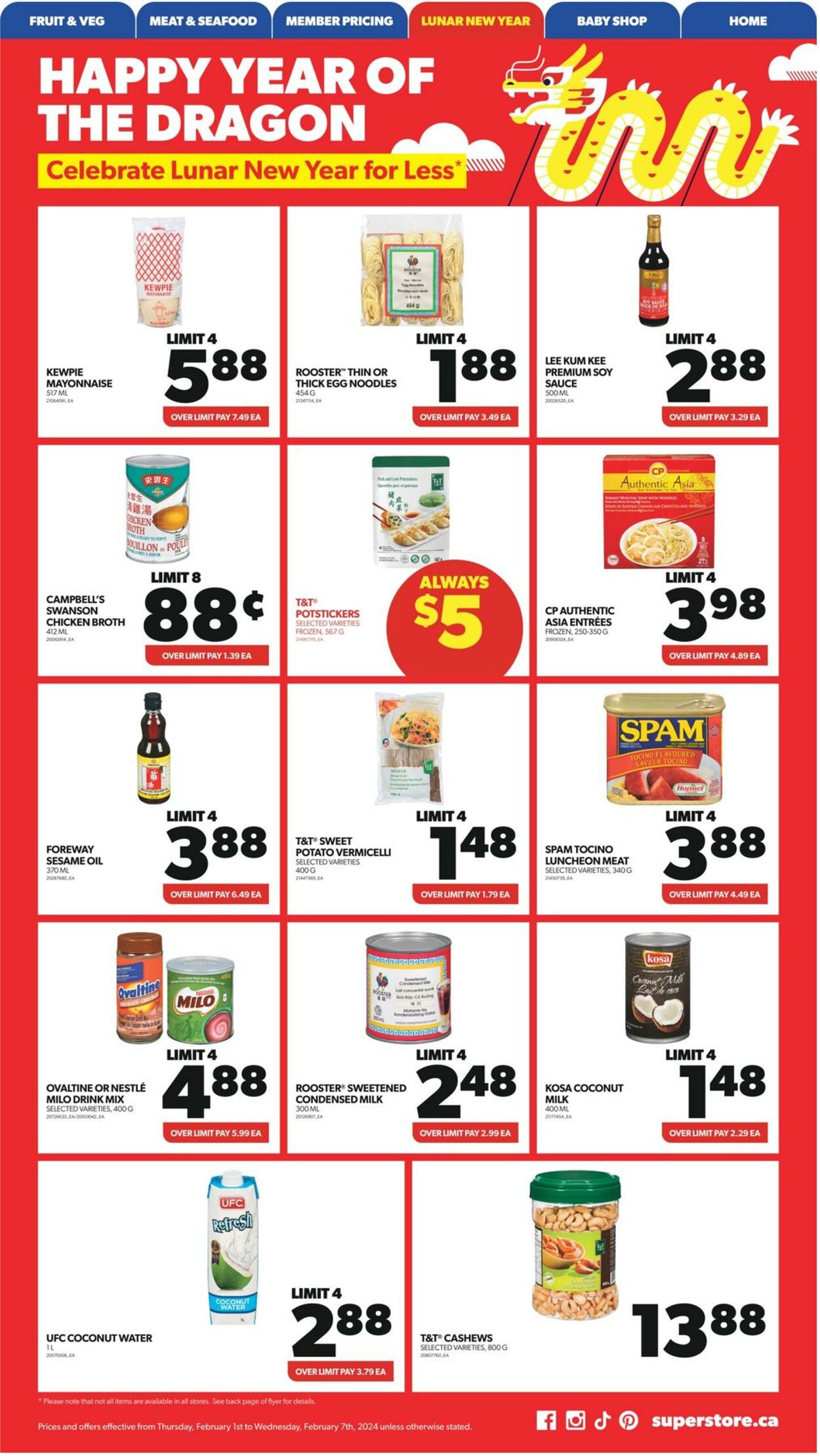 Flyer Real Canadian Superstore 01.02.2024 - 07.02.2024