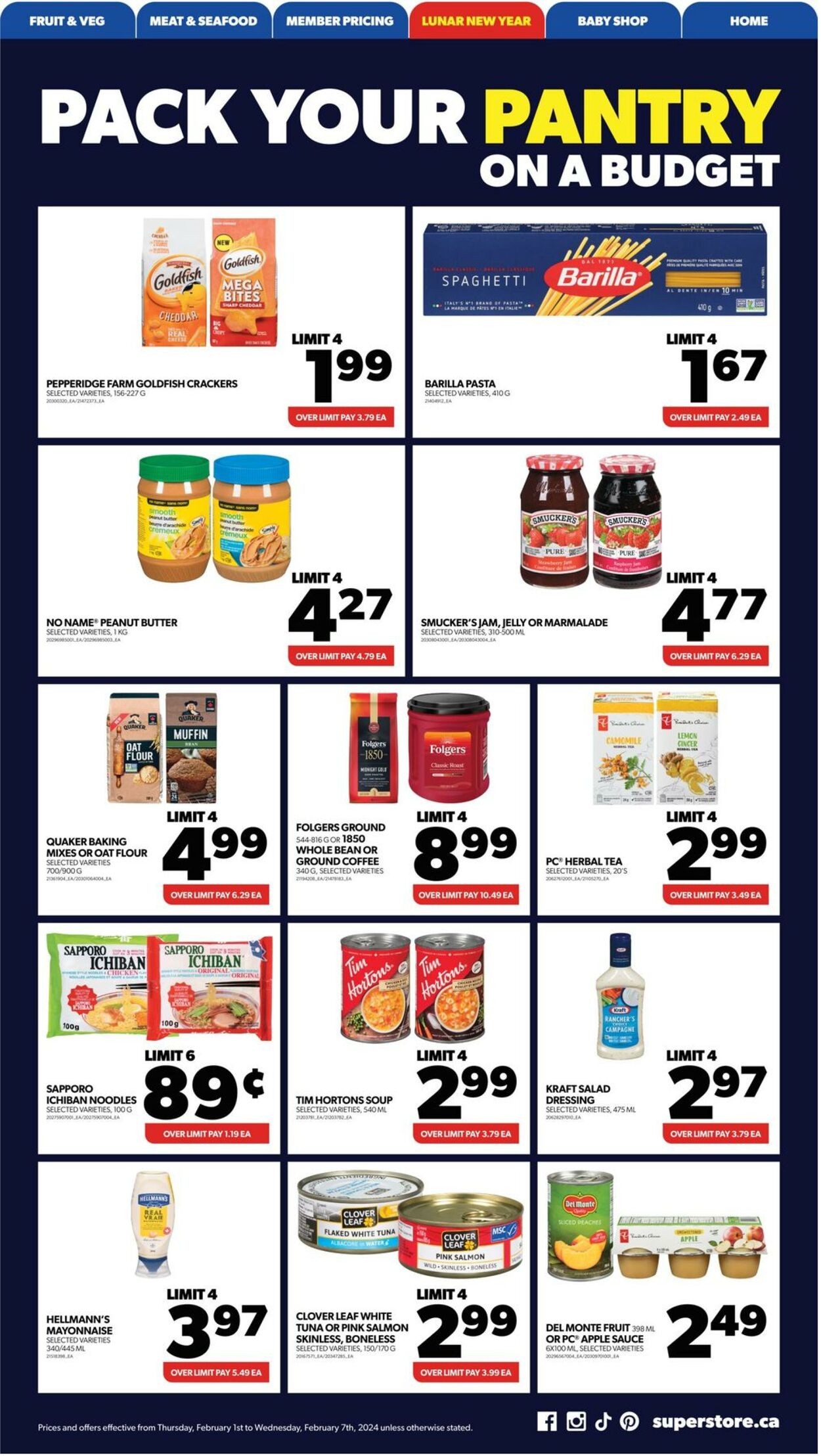 Flyer Real Canadian Superstore 01.02.2024 - 07.02.2024