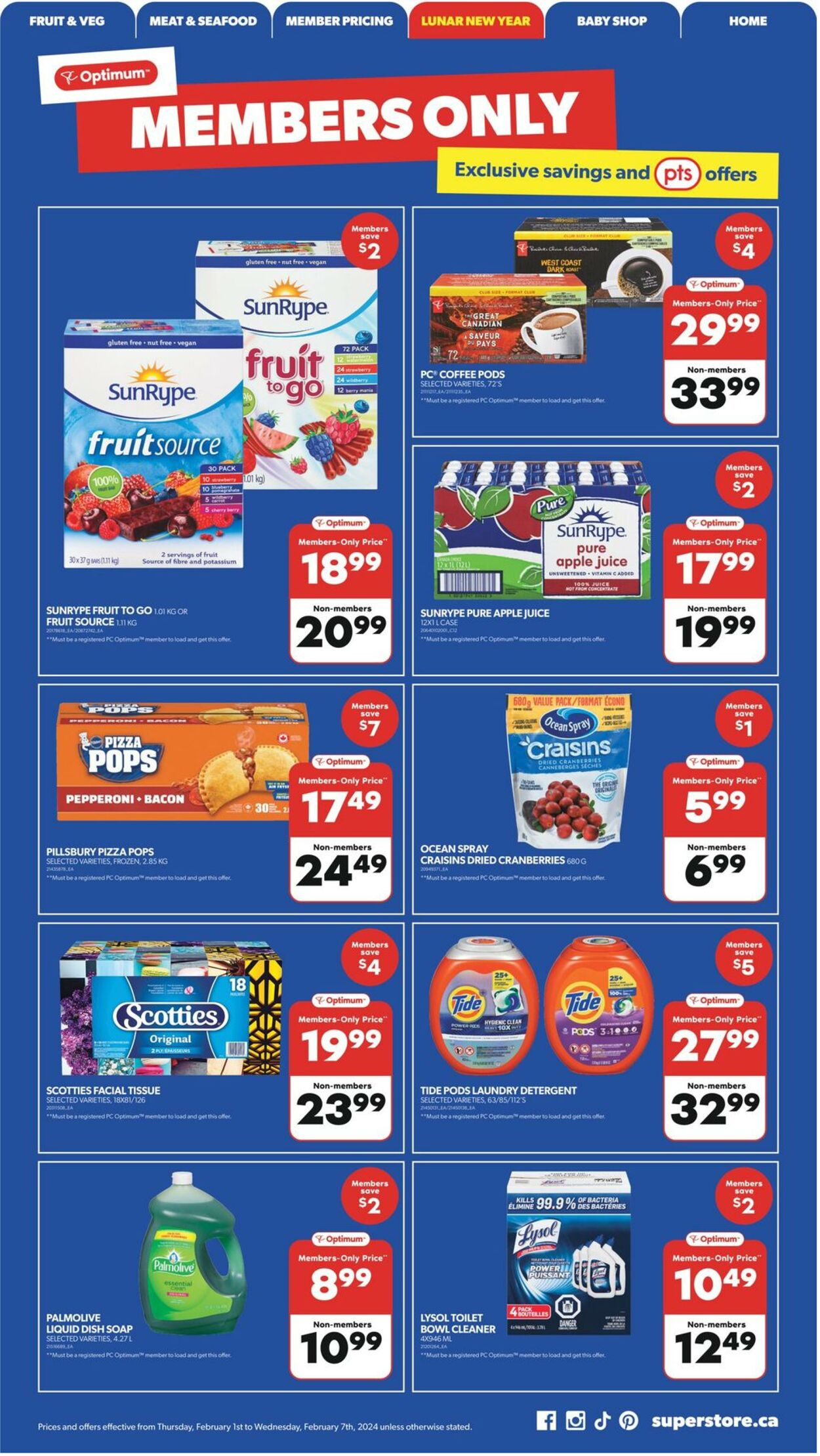 Flyer Real Canadian Superstore 01.02.2024 - 07.02.2024