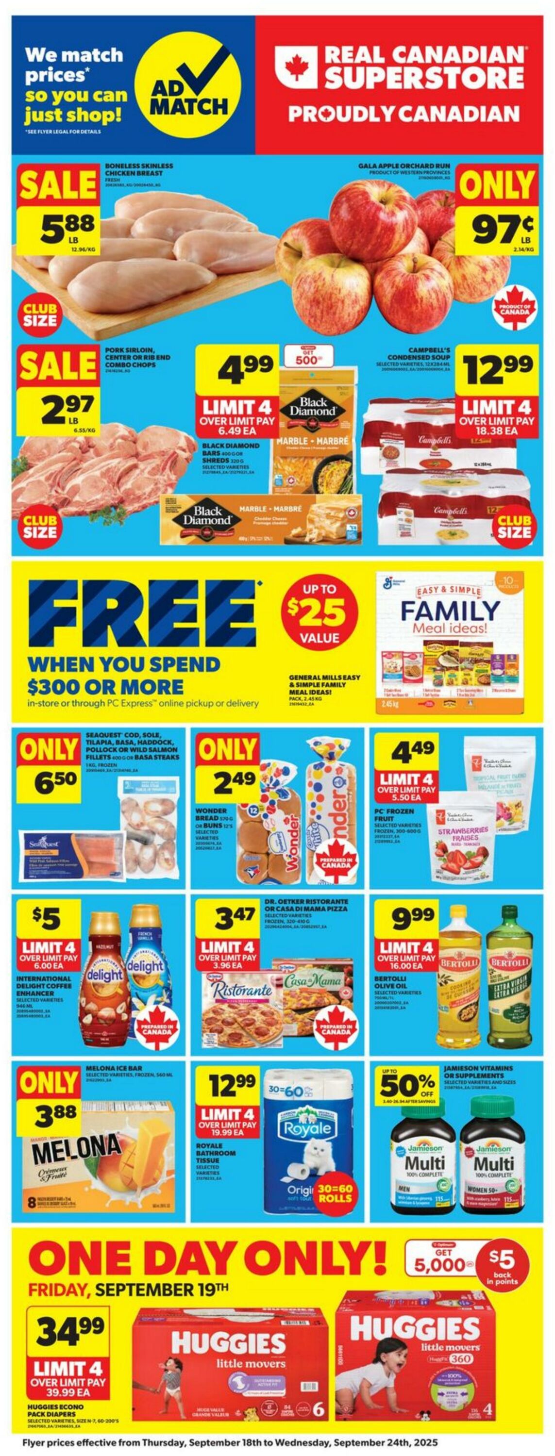 Flyer Real Canadian Superstore 18.09.2025 - 24.09.2025