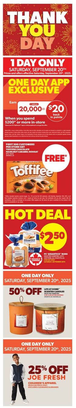 Flyer Real Canadian Superstore 18.09.2025 - 24.09.2025