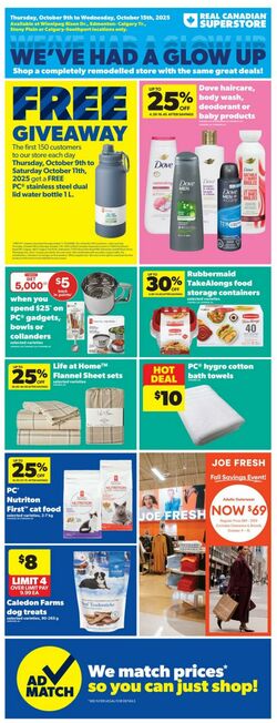 Flyer Real Canadian Superstore 09.10.2025 - 15.10.2025