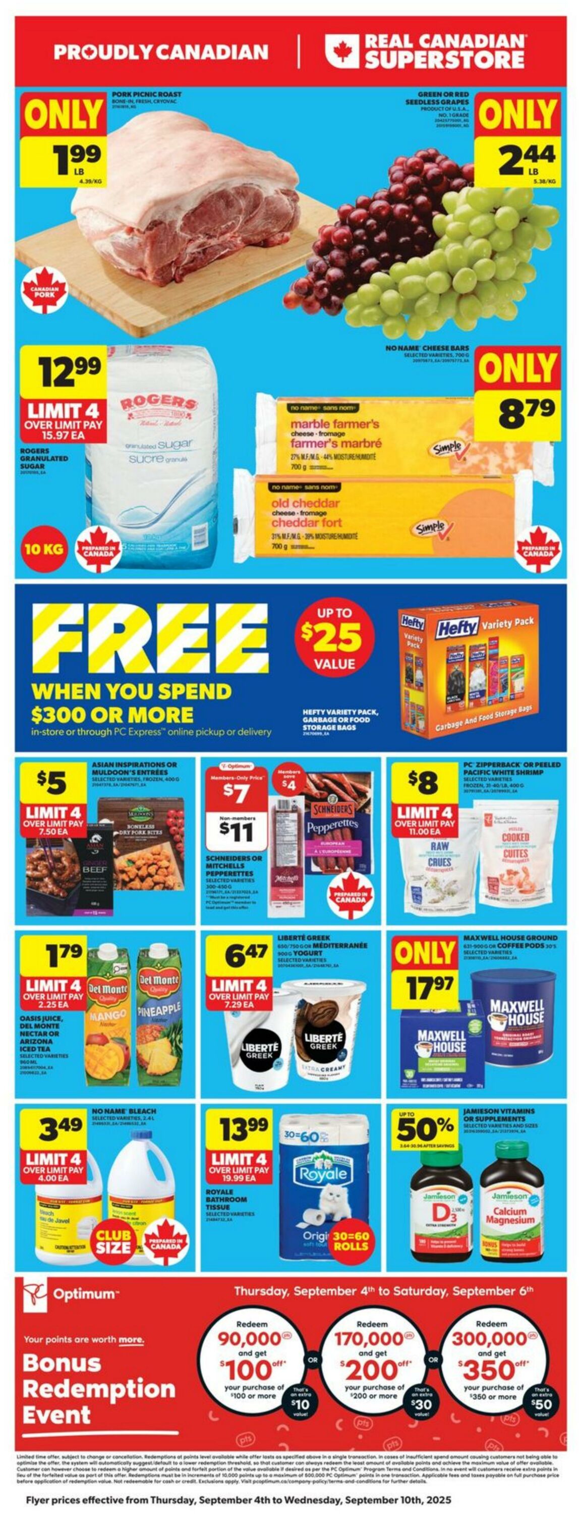 Flyer Real Canadian Superstore 04.09.2025 - 10.09.2025