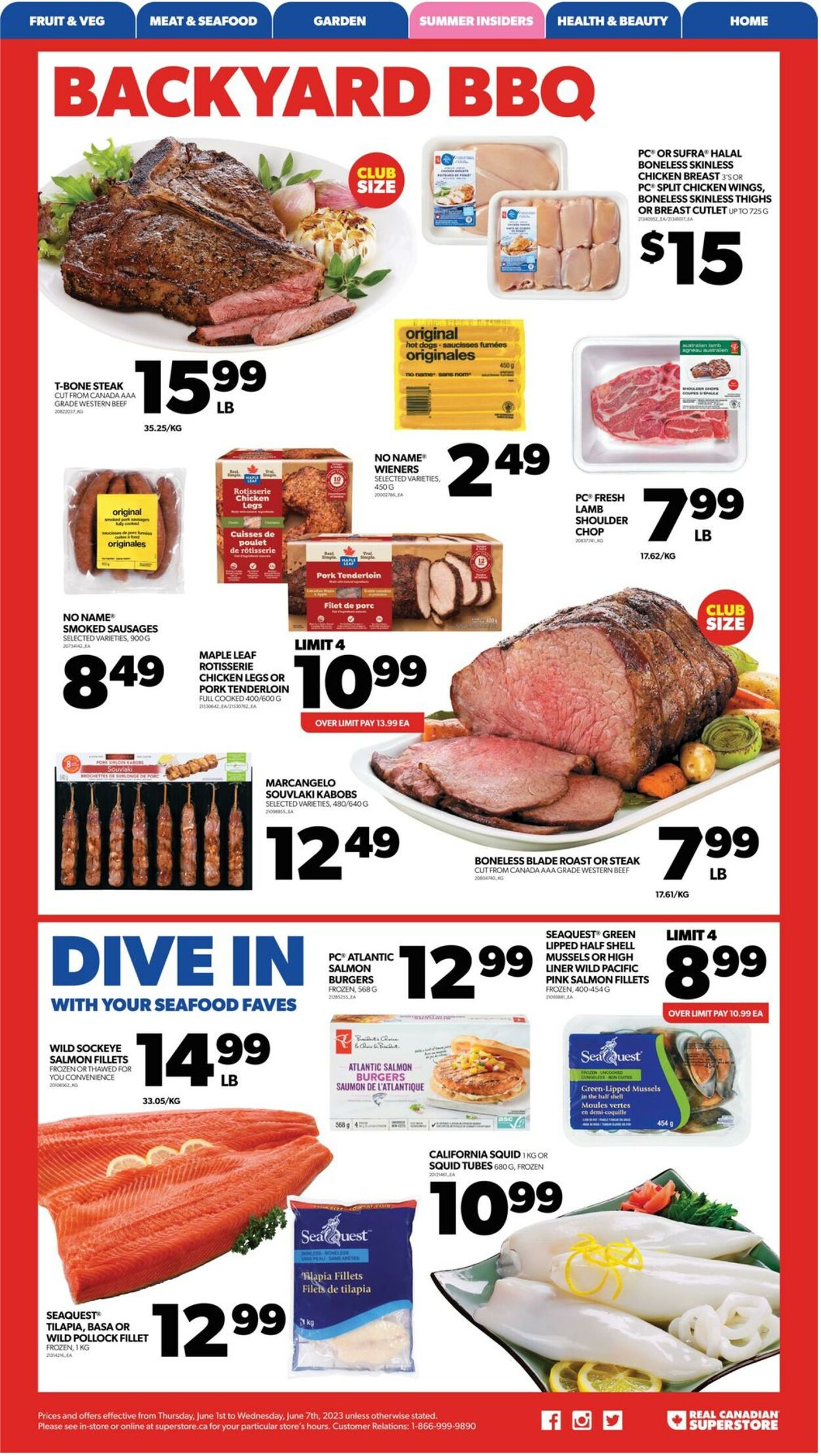 Flyer Real Canadian Superstore 01.06.2023 - 07.06.2023