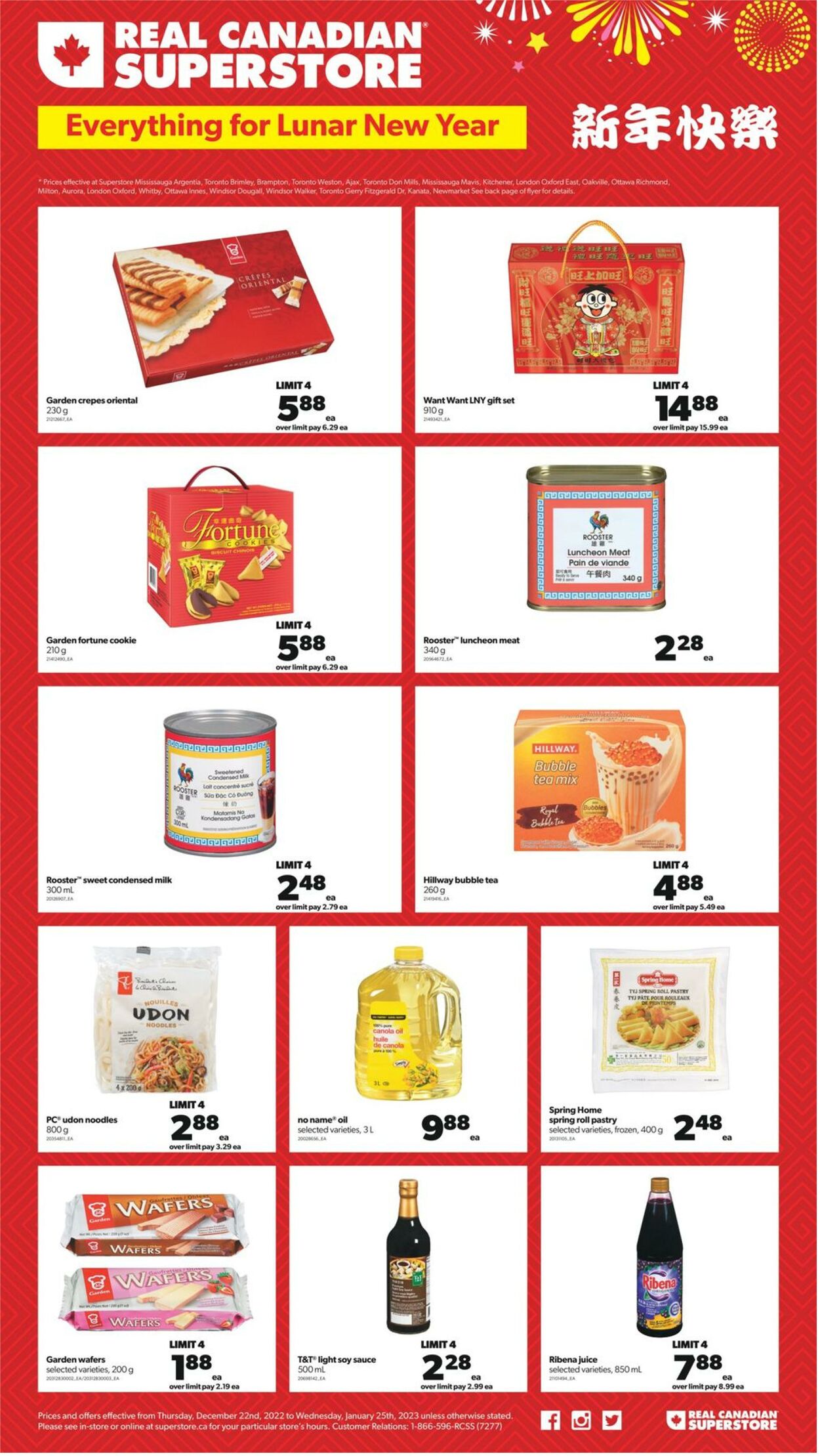 Flyer Real Canadian Superstore 22.12.2022 - 25.01.2023