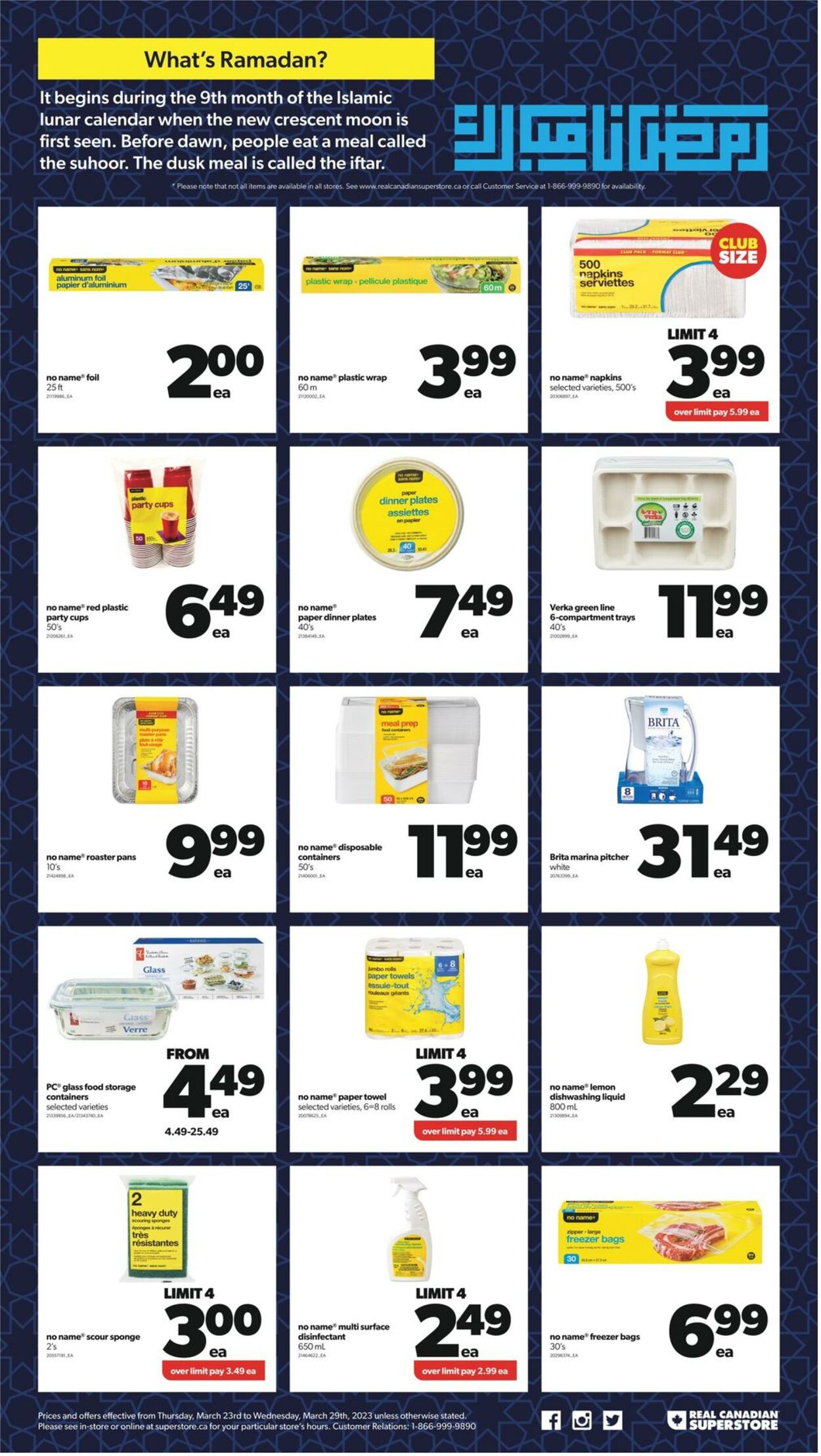 Flyer Real Canadian Superstore 23.03.2023 - 29.03.2023
