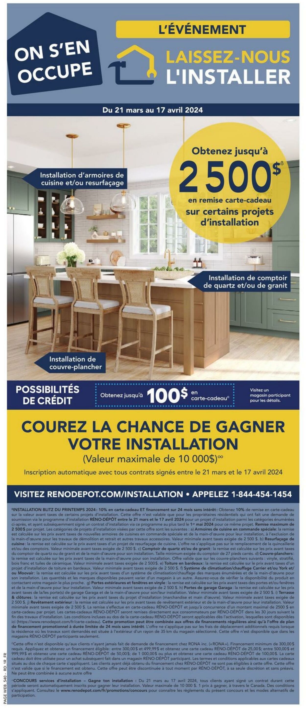 Flyer Réno-Dépôt 04.04.2024 - 10.04.2024