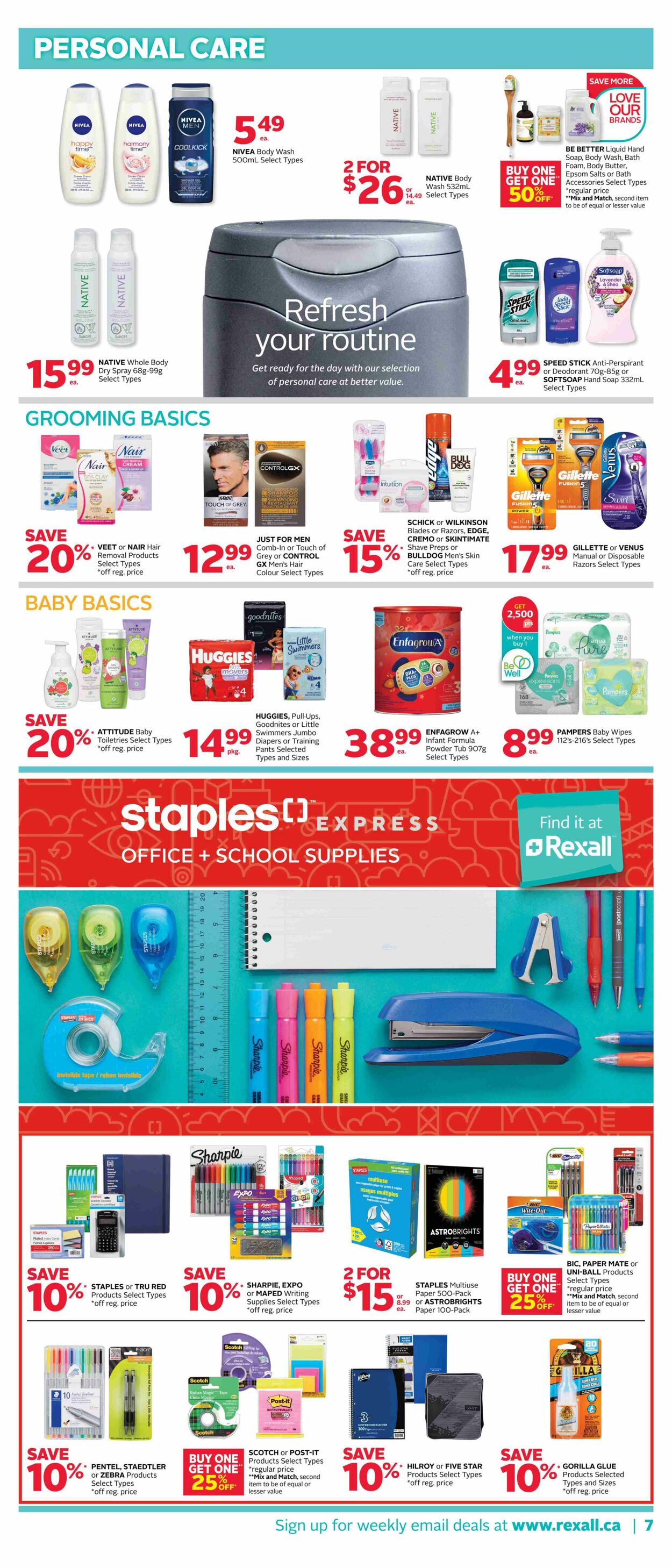Flyer Rexall 15.08.2025 - 21.08.2025