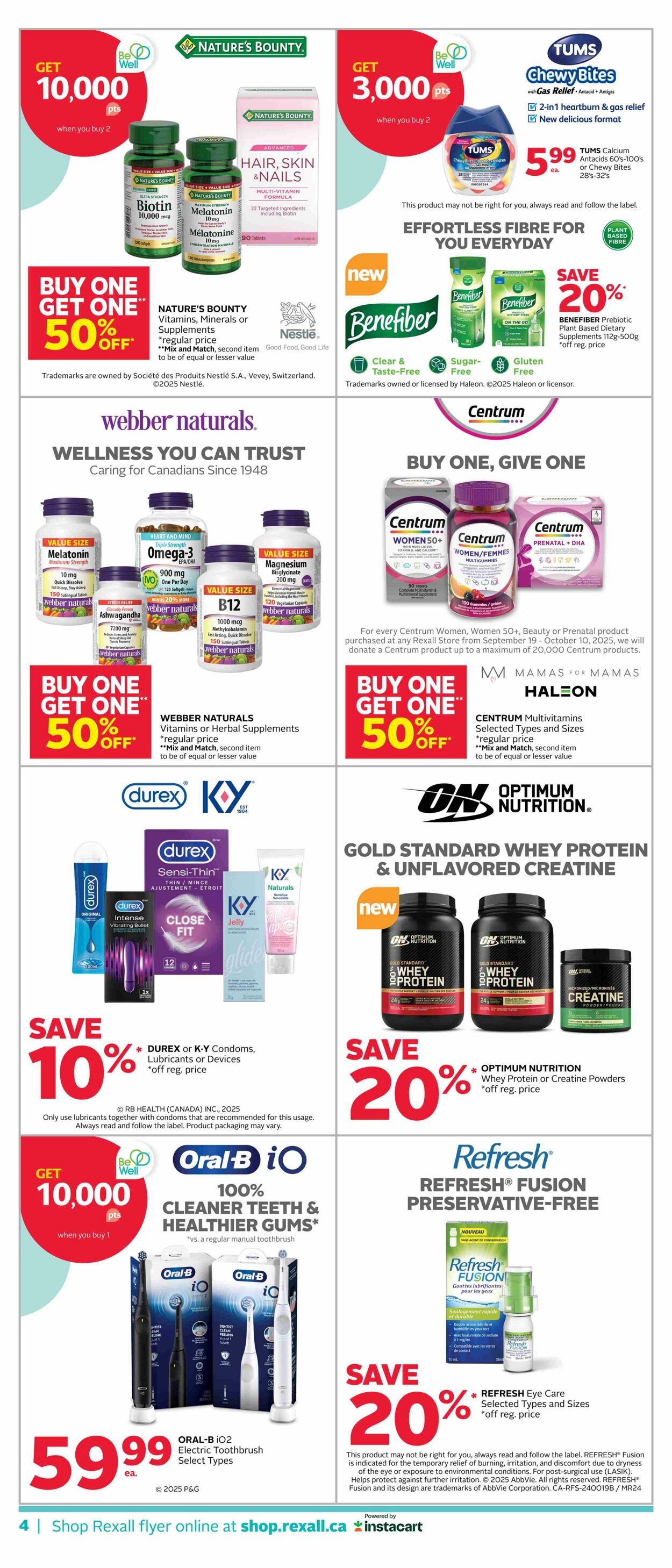 Flyer Rexall 10.10.2025 - 16.10.2025