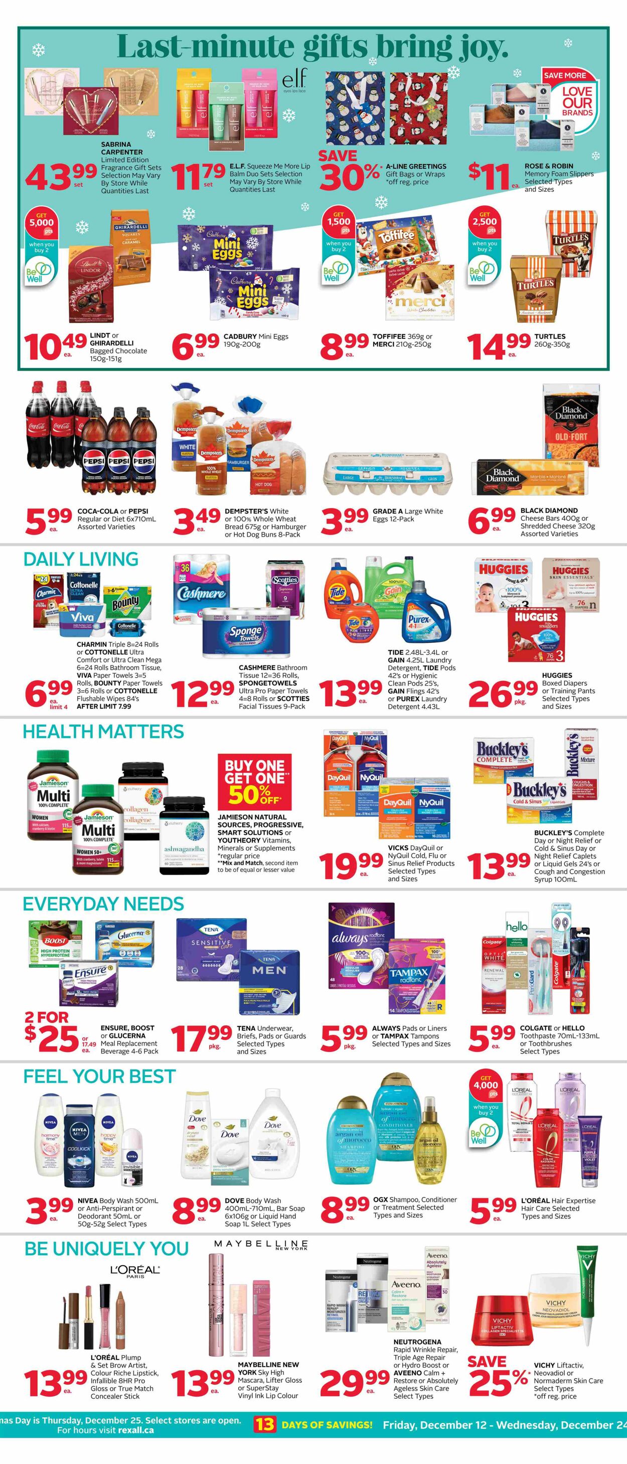 Flyer Rexall 19.12.2025 - 24.12.2025