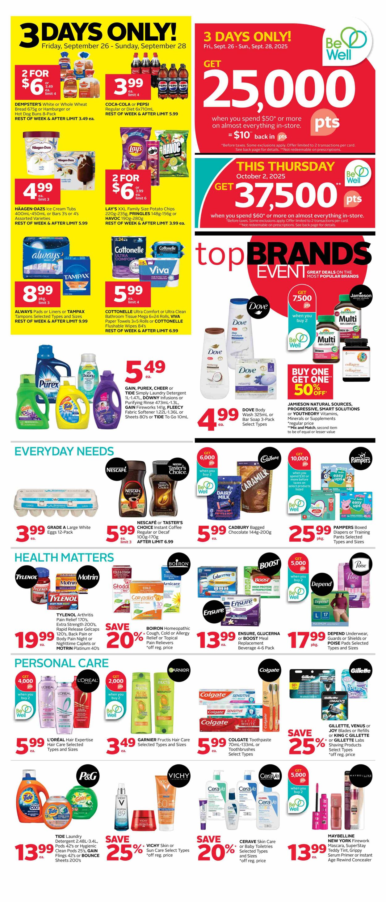 Flyer Rexall 26.09.2025 - 02.10.2025