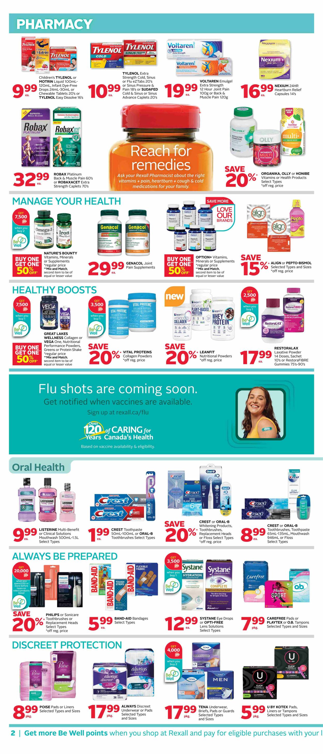 Flyer Rexall 26.09.2025 - 02.10.2025