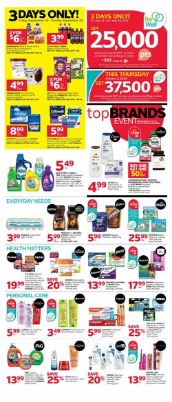 Flyer Rexall 26.09.2025 - 02.10.2025